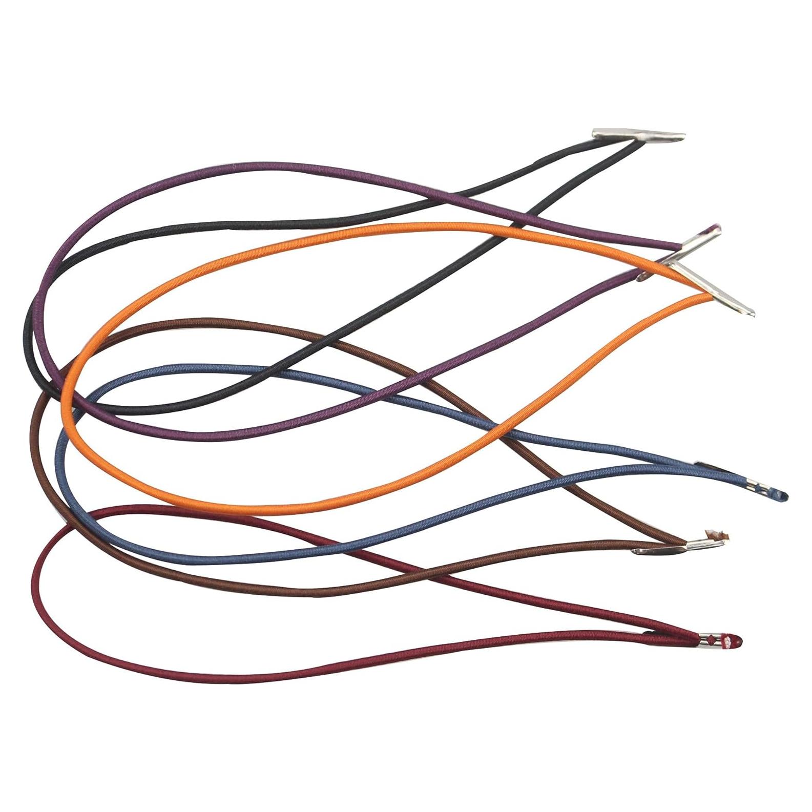 Paquete de 6 Bandas de Cierre Elásticas para Cuadernos A5