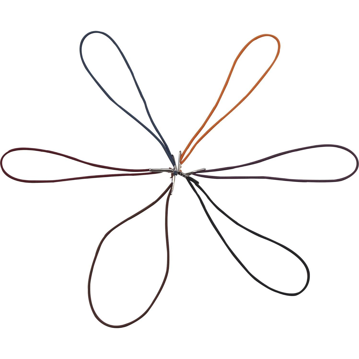 Paquete de 6 Bandas de Cierre Elásticas para Cuadernos A5