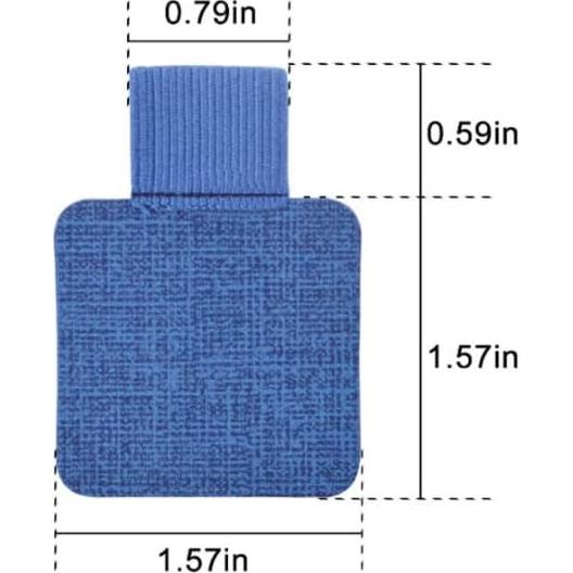 HLLMX 6 PCS Pen Loop Holder Self-Adhesive Leather Pen Loop with Elastic Band for Notebooks, Journals, Calendars, Planner,6 Colors