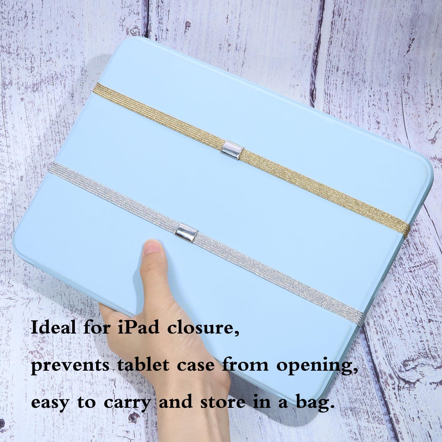 Bandas Elásticas para Planificadores Mini Skater - 4 Pzas Oro y Plata