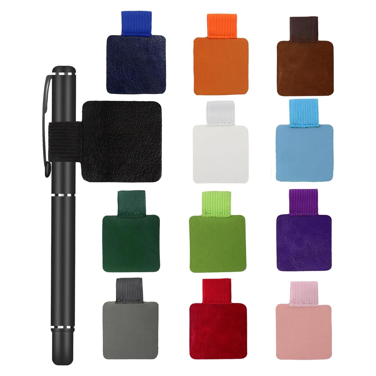 12 Soportes de Lazo para Bolígrafo AUXBC Autoadhesivos