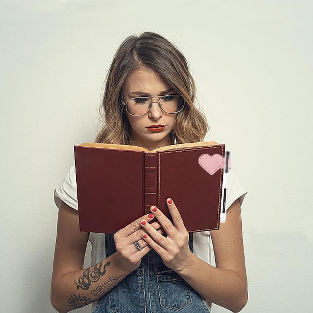 Juego de 8 Soportes de Bolígrafos Corazón DAJYAWON Coloridos