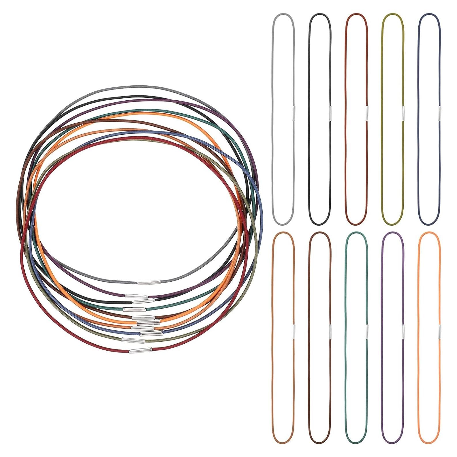 10 Bandas Elásticas para Cuadernos Aysatogc - Tamaño Estándar