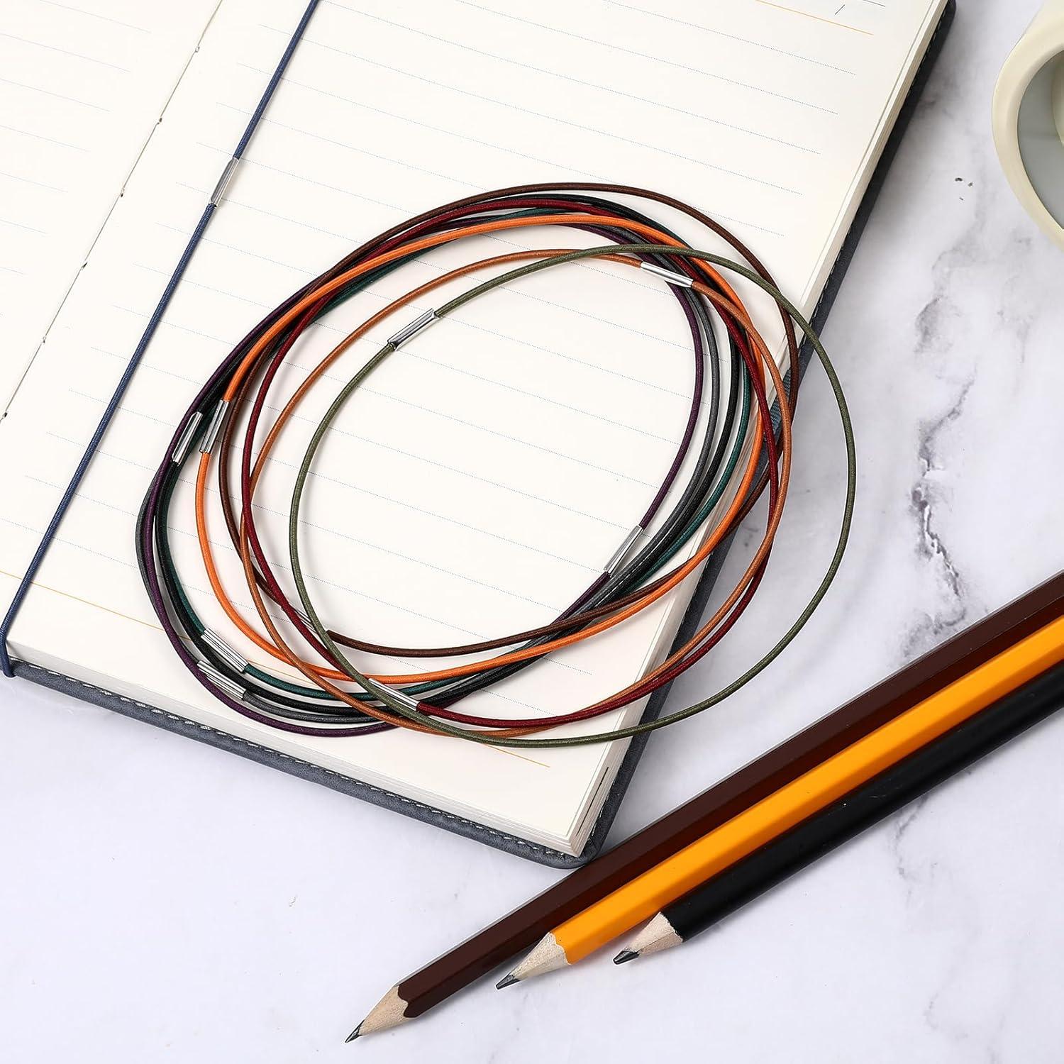 10 Bandas Elásticas para Cuadernos Aysatogc - Tamaño Estándar