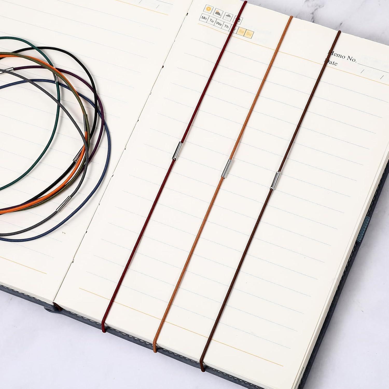 10 Bandas Elásticas para Cuadernos Aysatogc - Tamaño Estándar