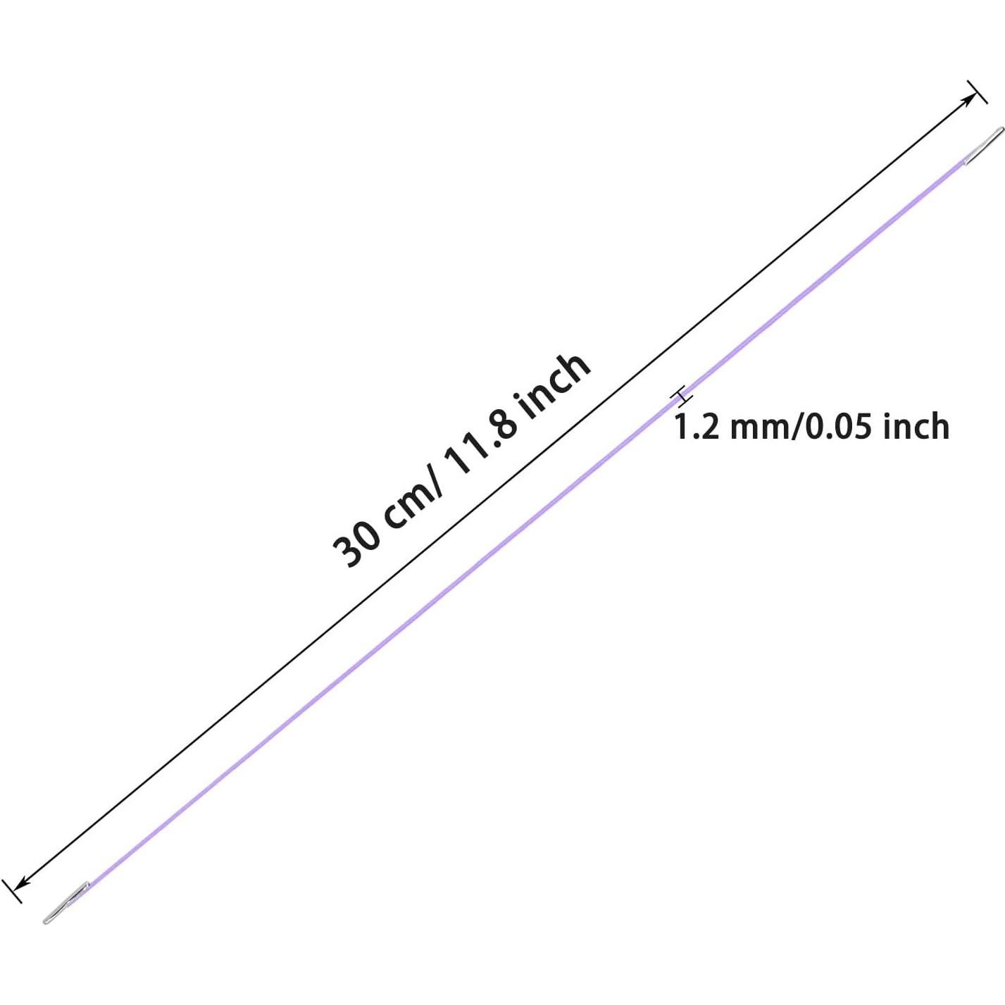 Cuerdas Elásticas con Extremos Metálicos ONLYKXY 30cm 60pcs