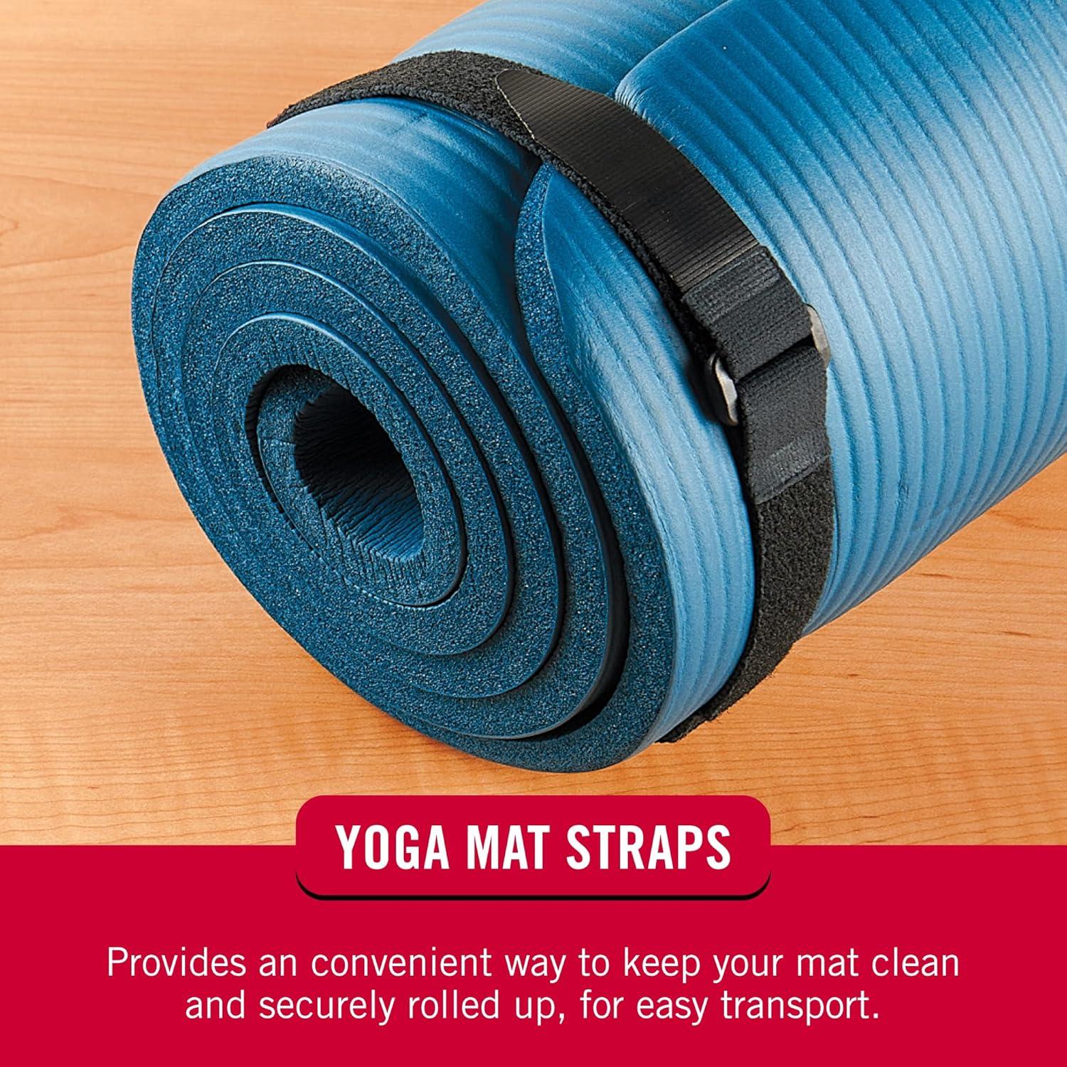 Correas Elásticas VELCRO 76cm Ajustables 4 Paquete Negro