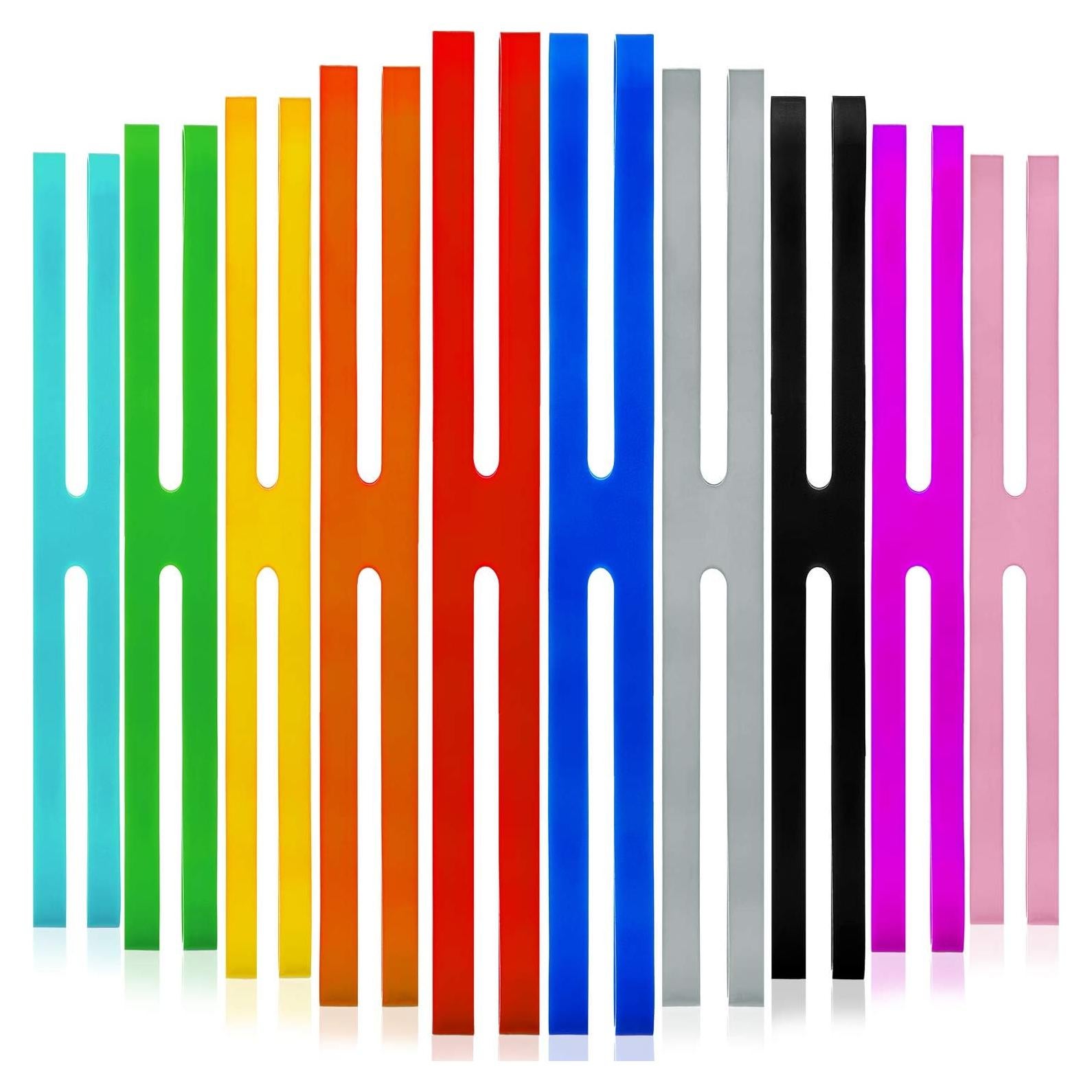 Bandas de Goma de Silicona Multicolor Outus - 20 Piezas