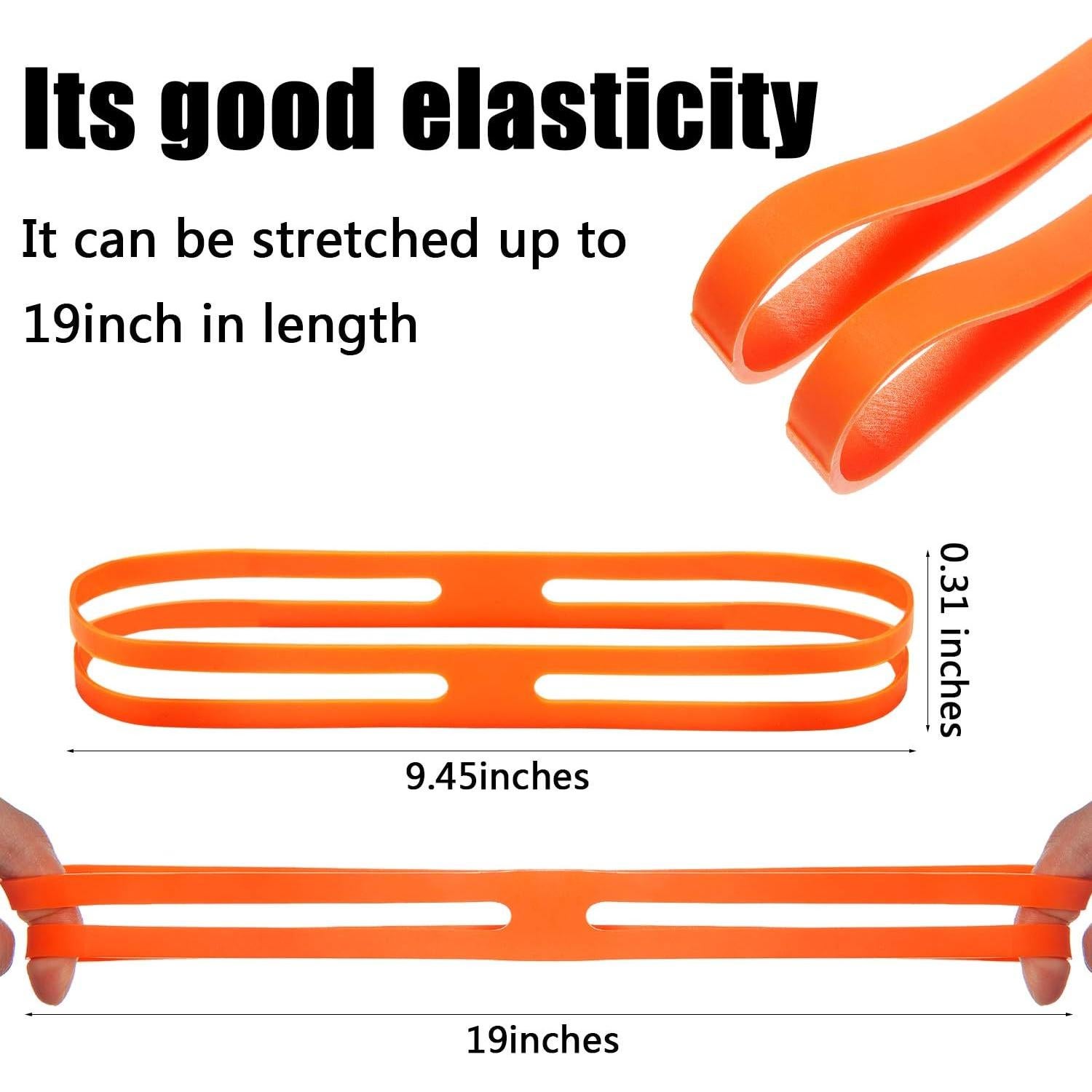 Bandas de Goma de Silicona Multicolor Outus - 20 Piezas