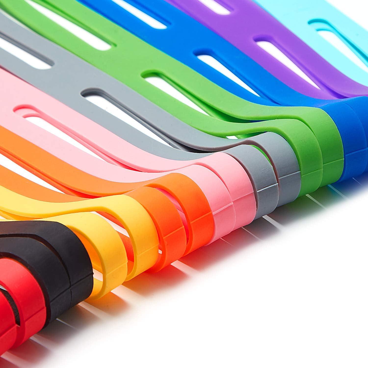 Bandas de Goma de Silicona Multicolor Outus - 20 Piezas