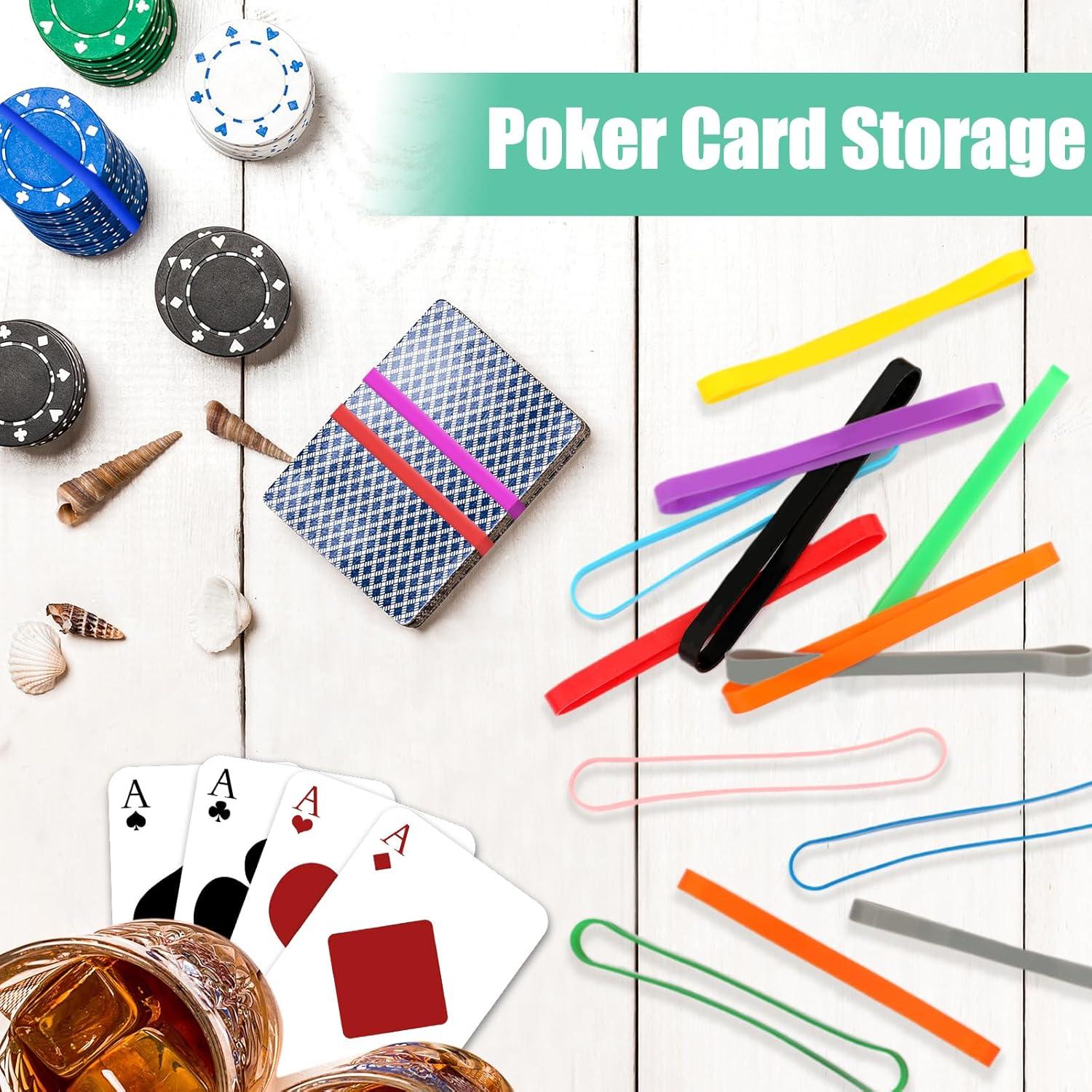 Bandas de Goma de Silicona Coopay 60 Piezas 7.62 cm Coloridas