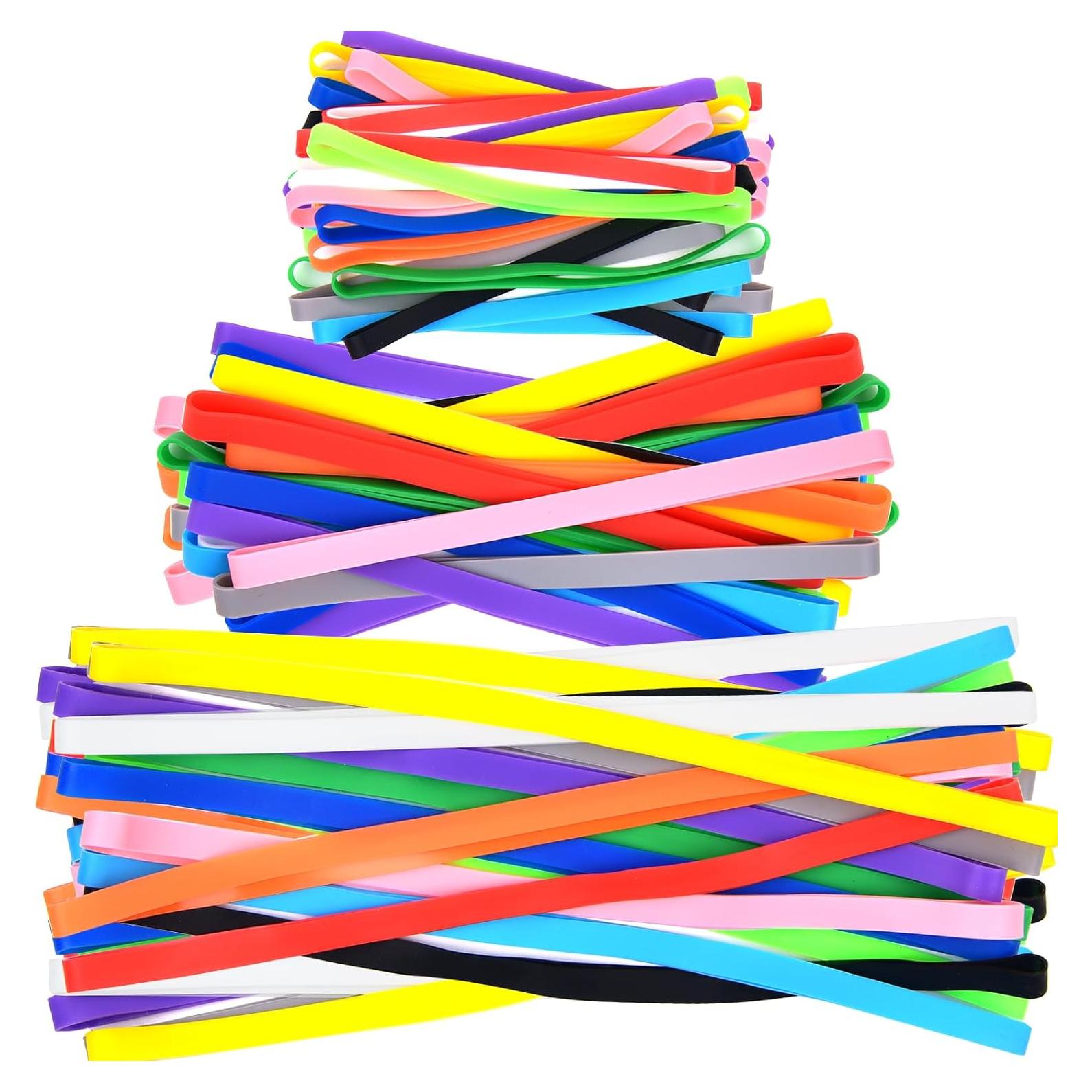 Bandas de Goma de Silicona Coopay 72 Piezas Coloridas