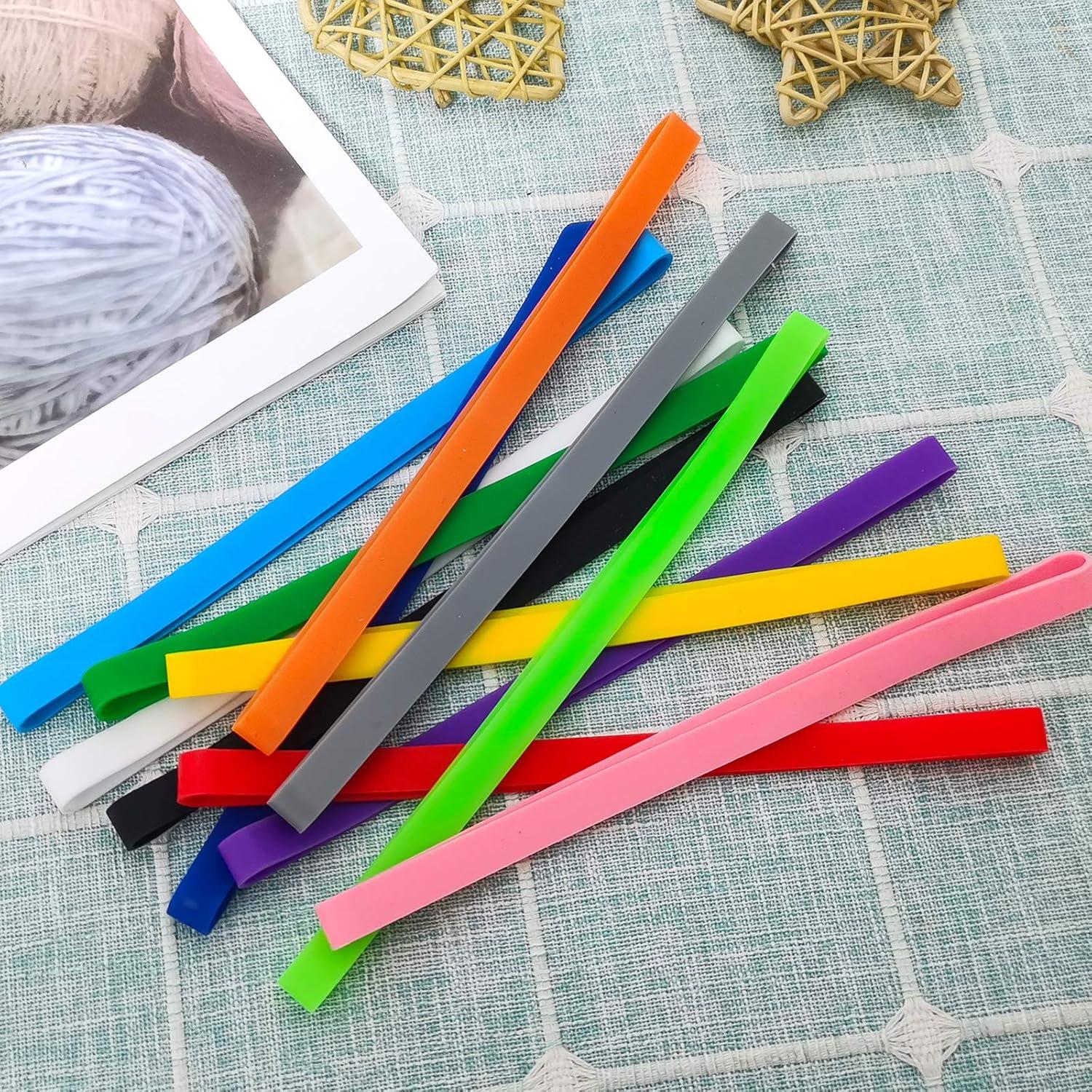 Bandas de Goma de Silicona Coopay 72 Piezas Coloridas