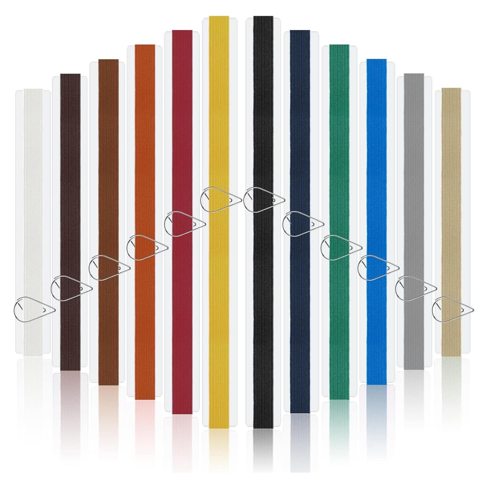 Juego de Marcadores Elásticos TaoBary Color Retro con Clips