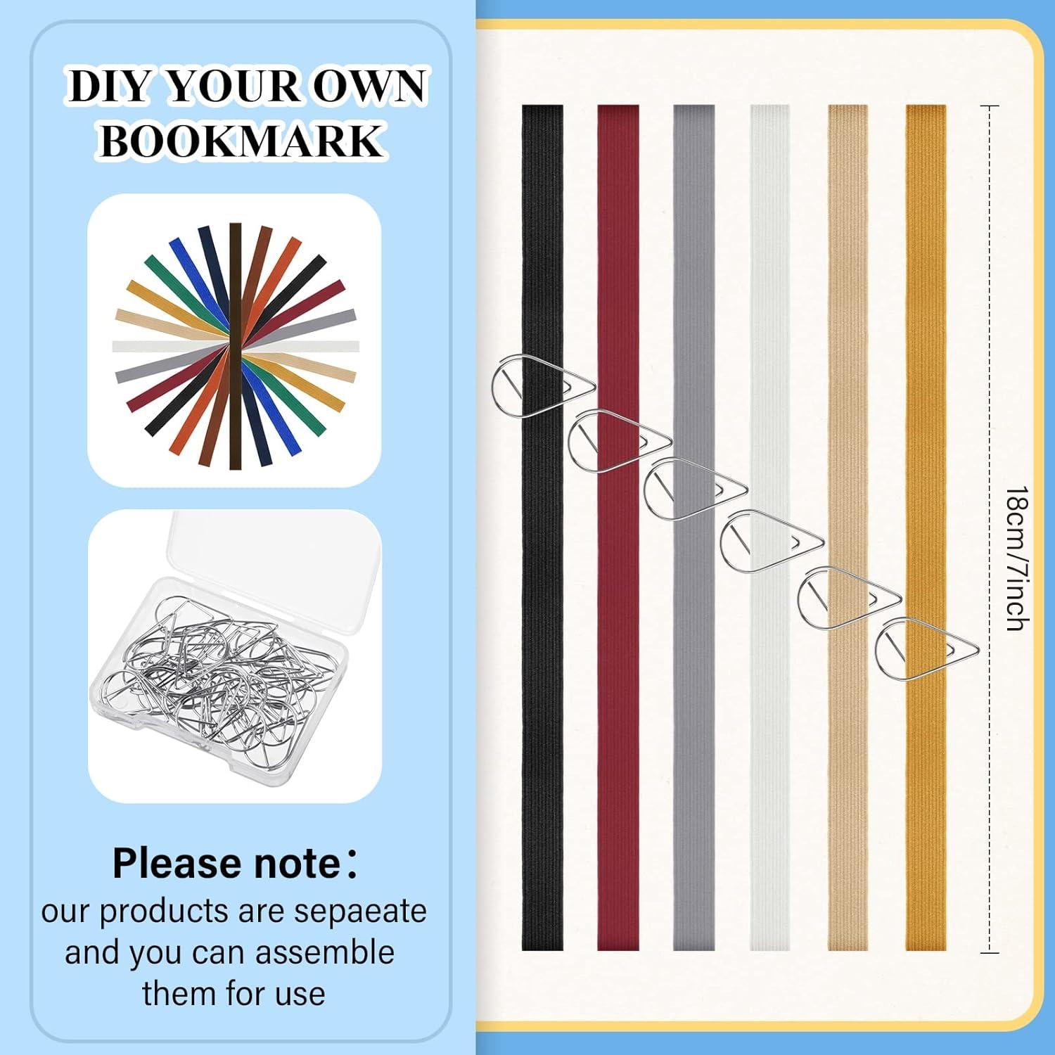 Juego de Marcadores Elásticos TaoBary Color Retro con Clips