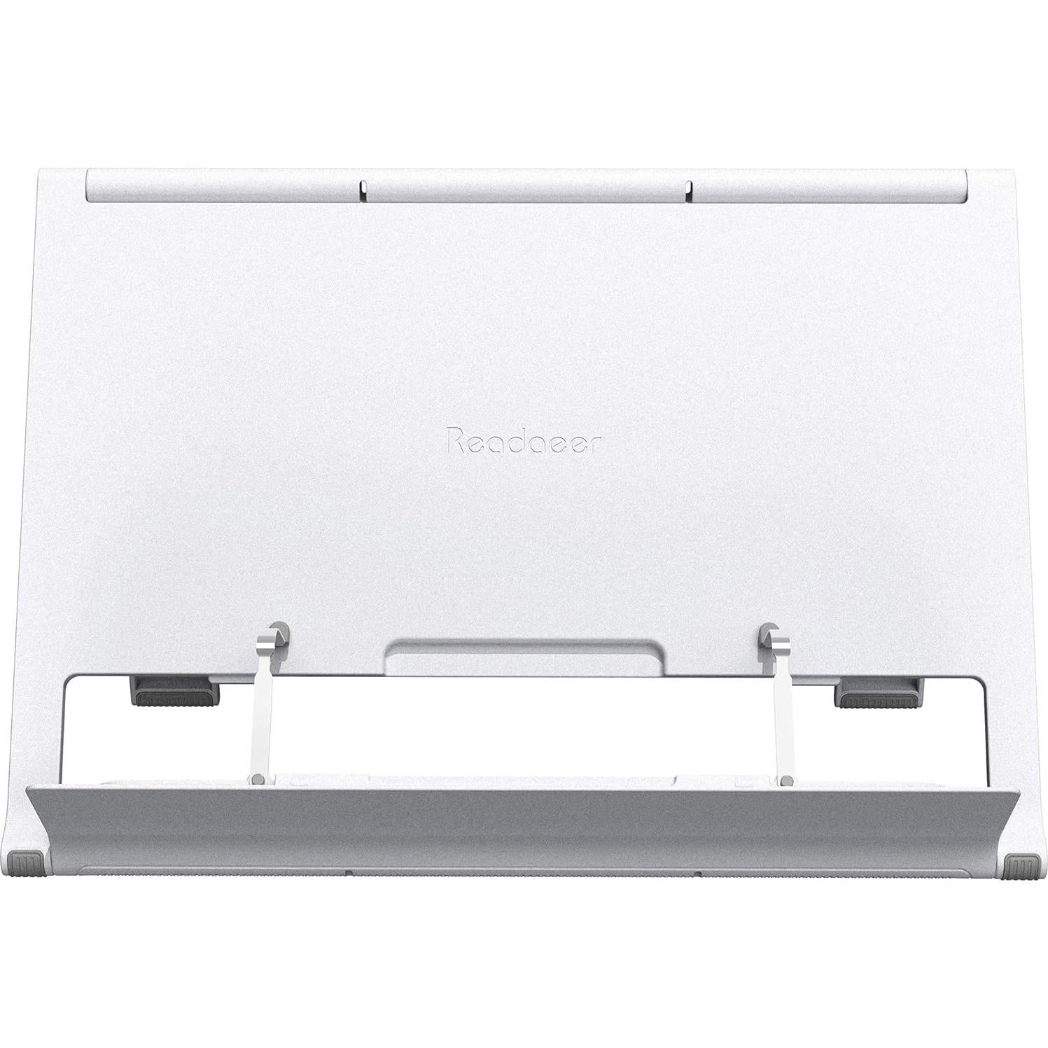 Soporte de Libro Ajustable Readaeer Blanco 30x22 cm Ligero