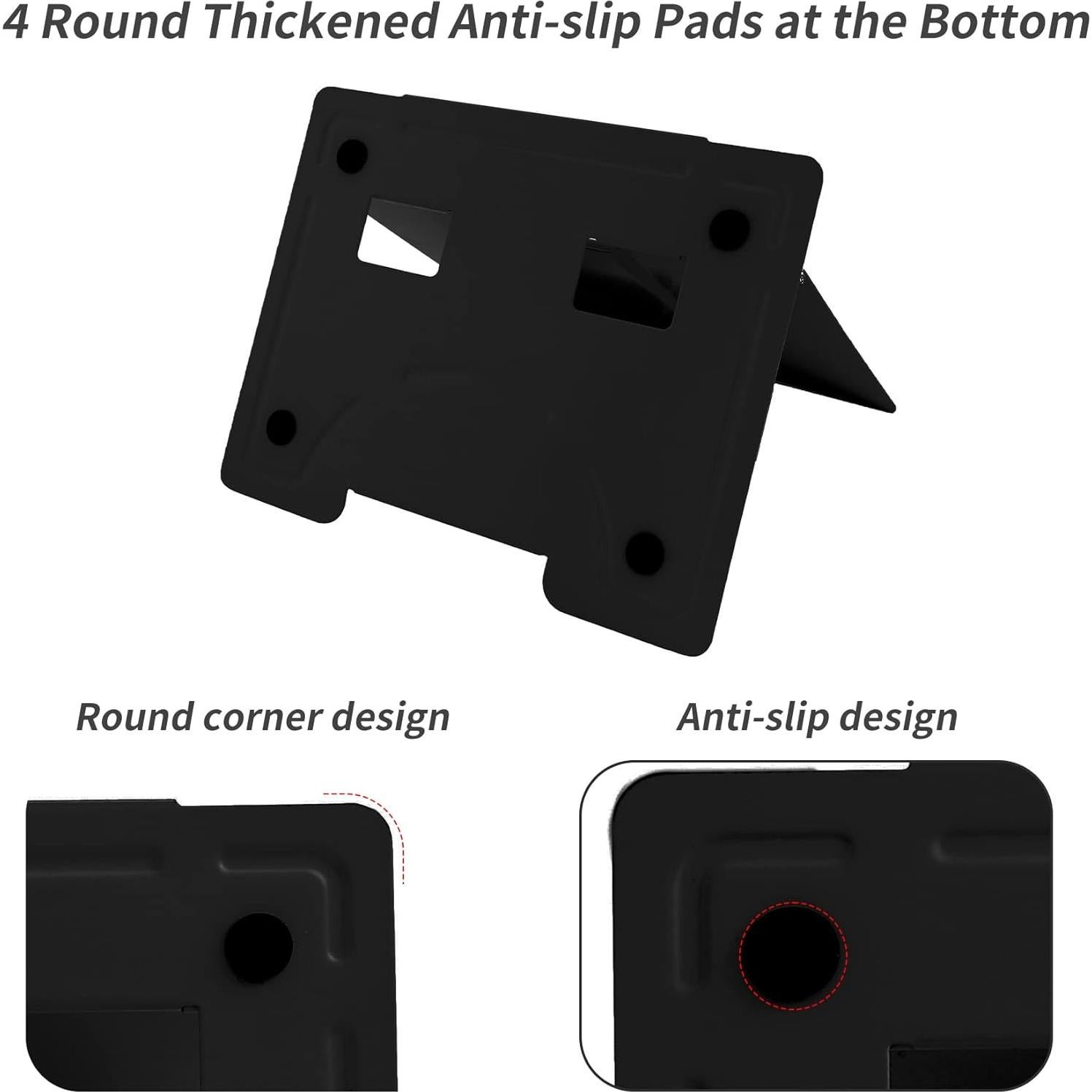 Soporte de Libro Ajustable Camelmother Metal Negro 22.4x20.1cm