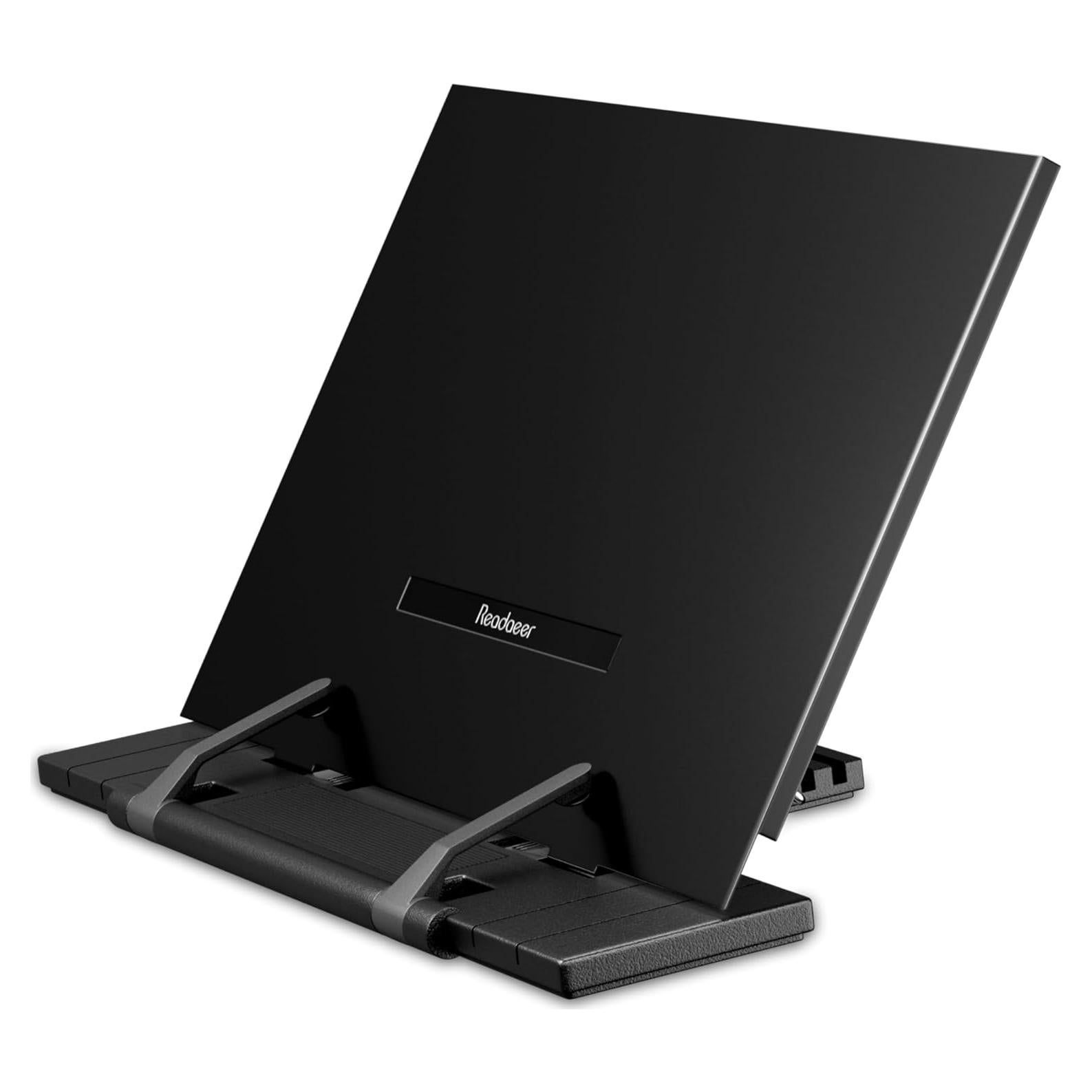 Soporte de Libro Metálico READAEER Ajustable 28.5x23.6 cm