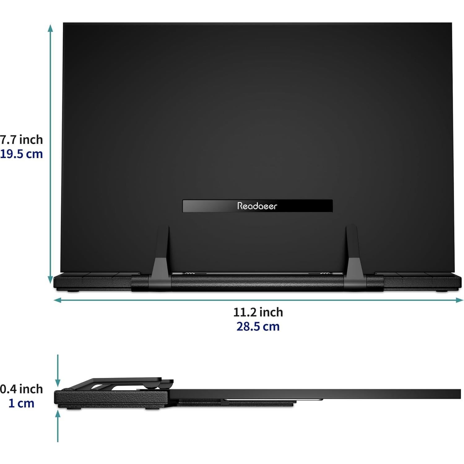 Soporte de Libro Metálico READAEER Ajustable 28.5x23.6 cm