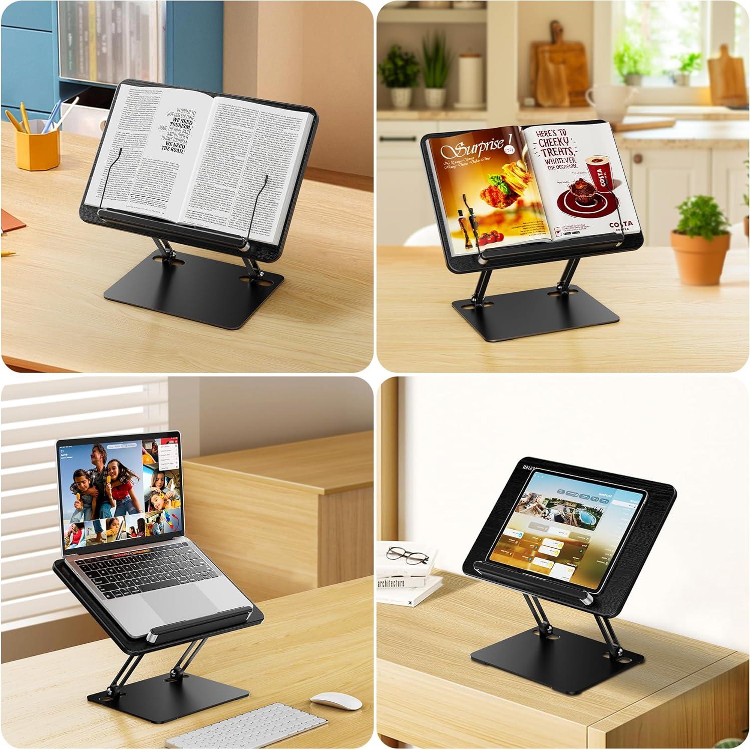Soporte de Libros Ergonómico BESIGN BS01 Ajustable Negro