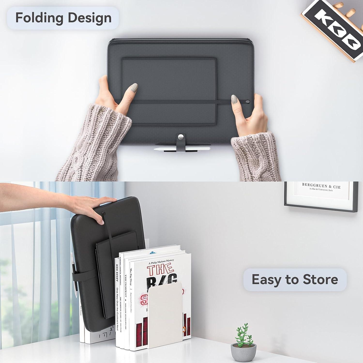 Soporte de Libro Plegable KDD con Almacenamiento y Correas