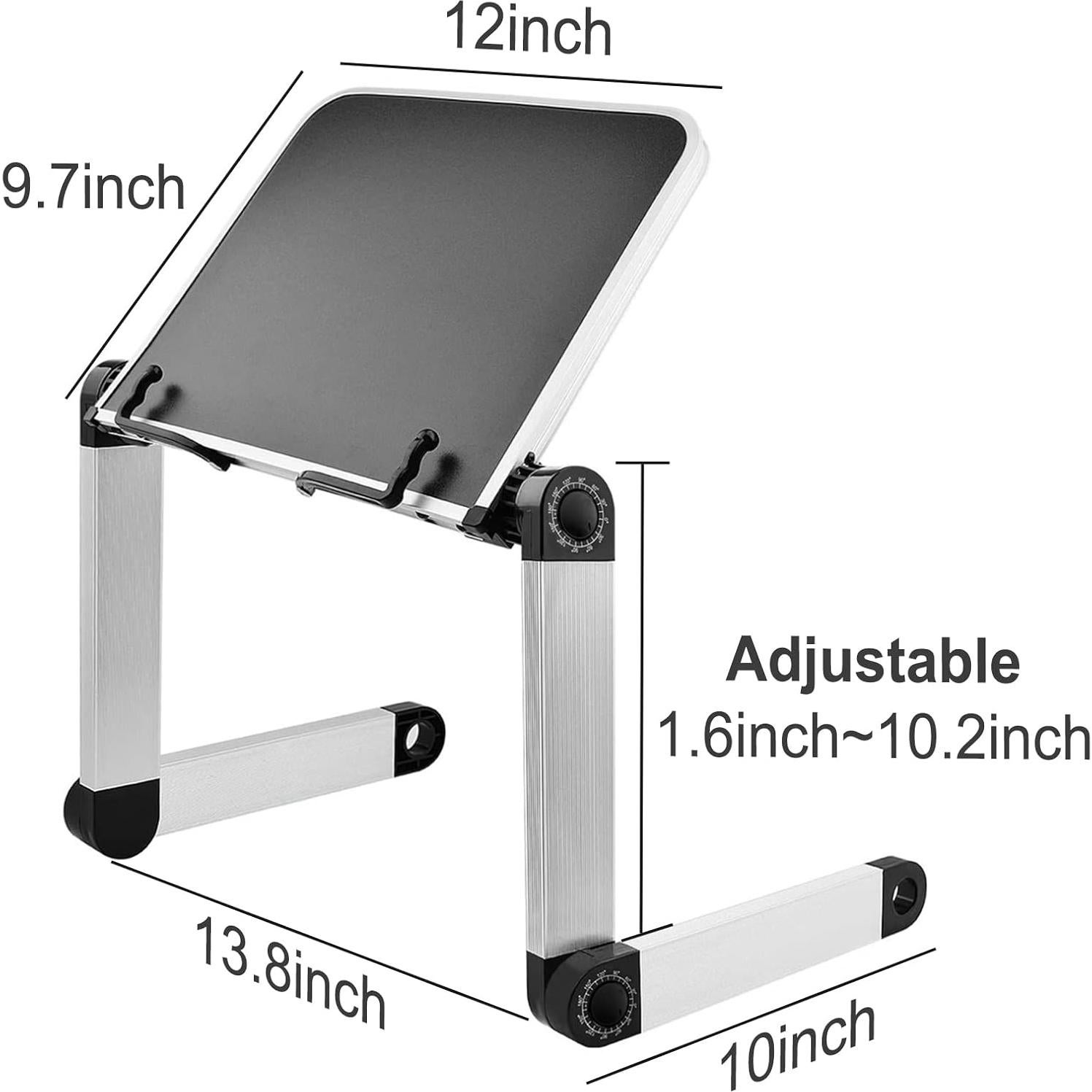 Soporte de Libro Ajustable MNKXL Ergonómico Plegable 38.1x25.4cm