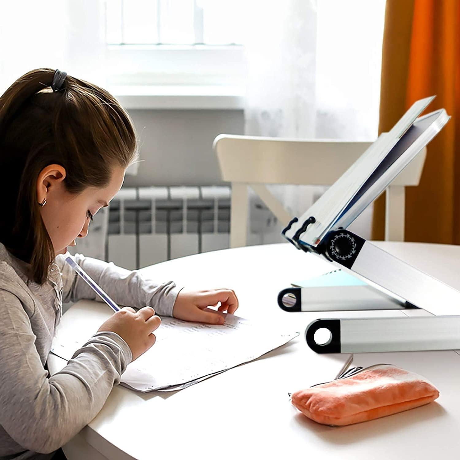 Soporte de Libro Ajustable MNKXL Ergonómico Plegable 38.1x25.4cm