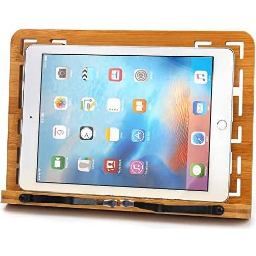 Soporte de Libro Plegable de Bambú Wishacc 28x20.5cm