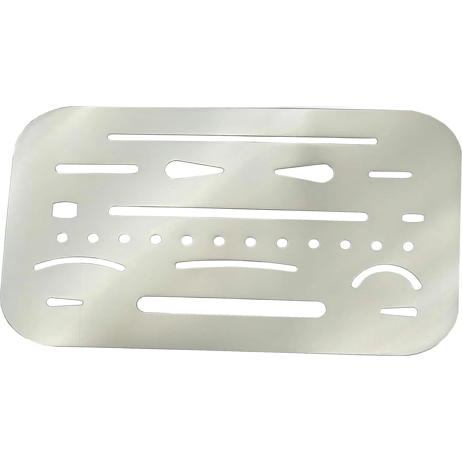 Escudo de Borrado KR.LIF 2 pcs Acero Inoxidable Dibujo