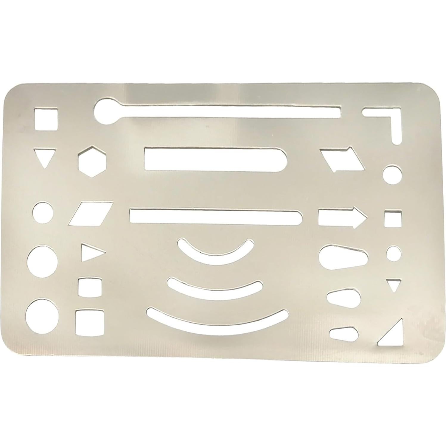 Escudo de Borrado KR.LIF 2 pcs Acero Inoxidable Dibujo