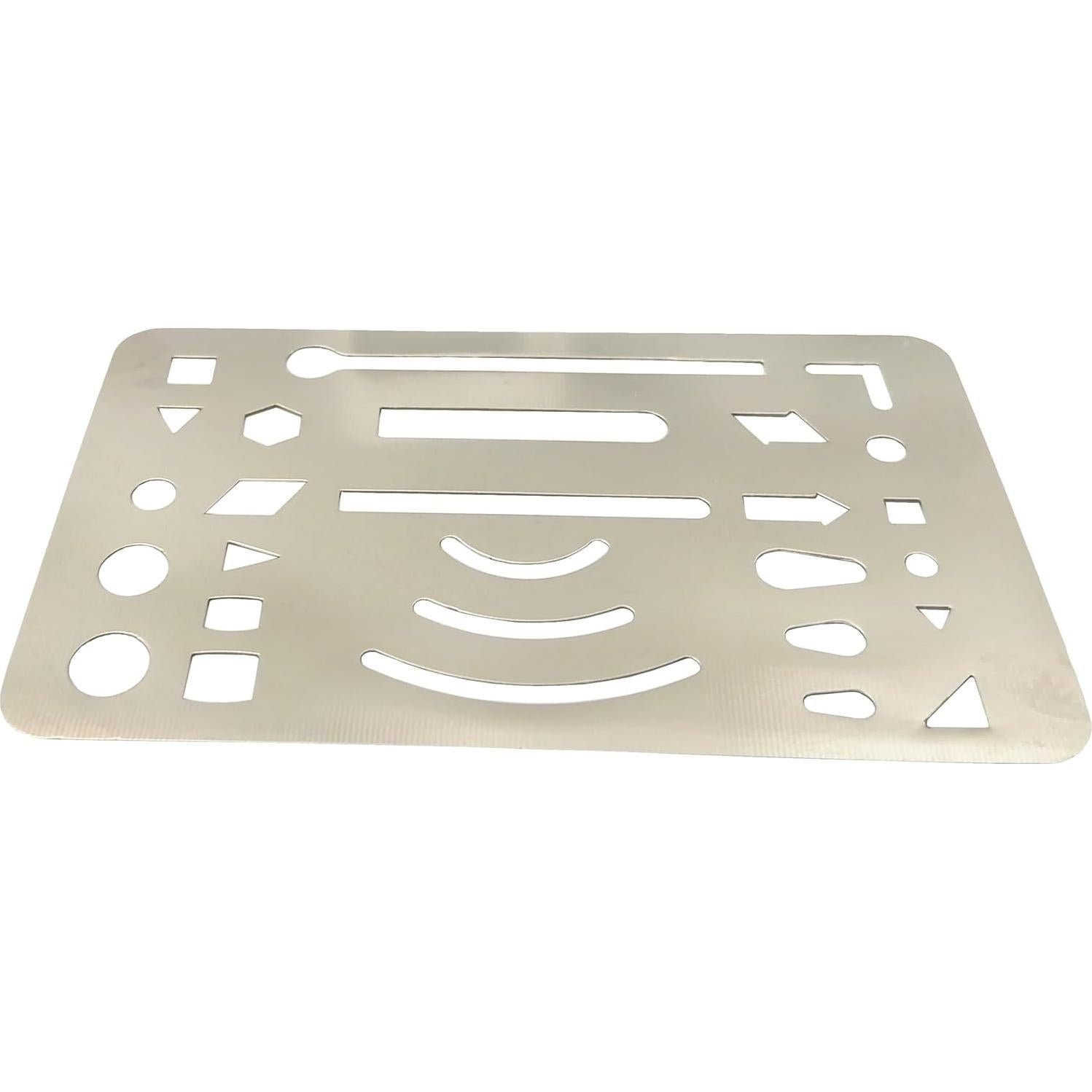 Escudo de Borrado KR.LIF 2 pcs Acero Inoxidable Dibujo