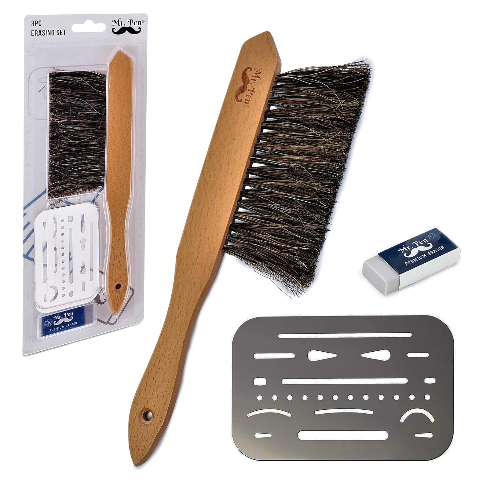 Juego de Gomas de Borrar Mr. Pen - 3 Piezas para Dibujo