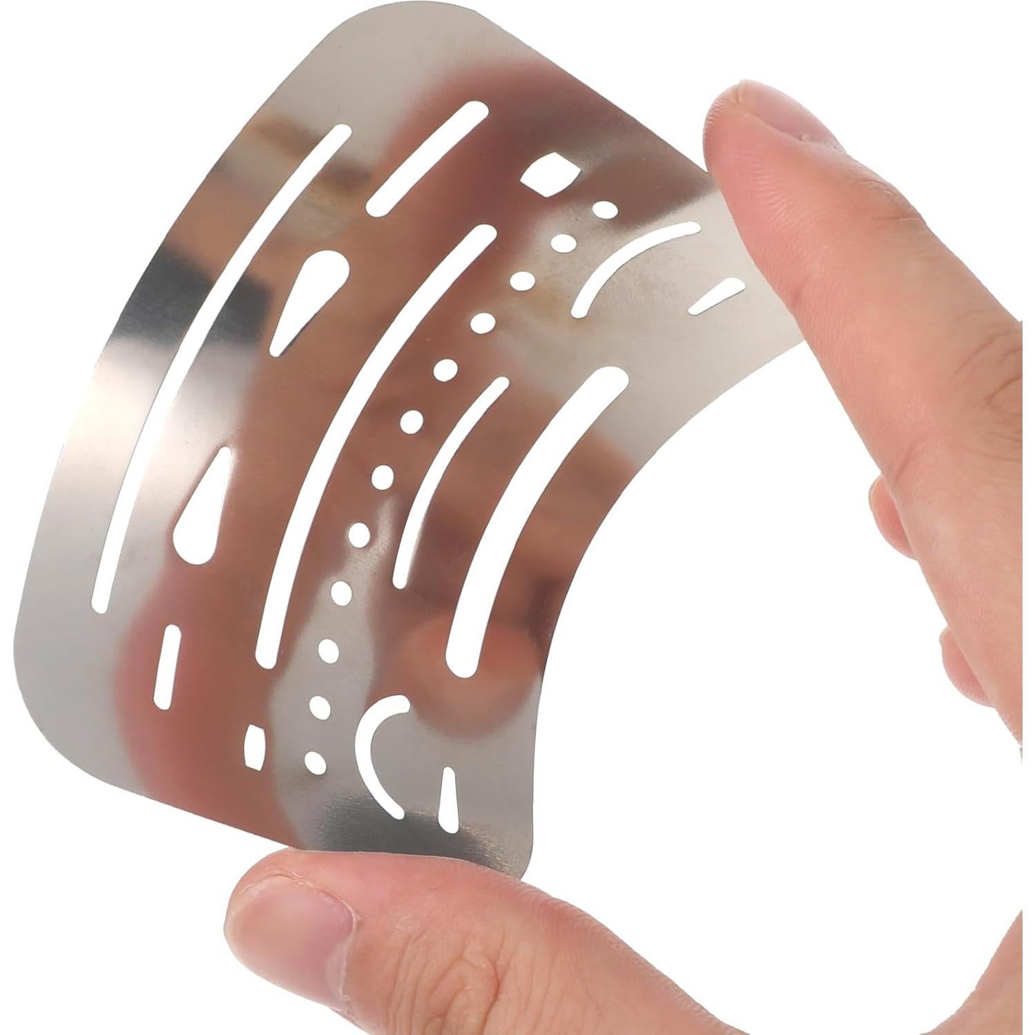 Conjunto de Plantillas de Dibujo Alrhso - Acero Inoxidable 4 Pcs