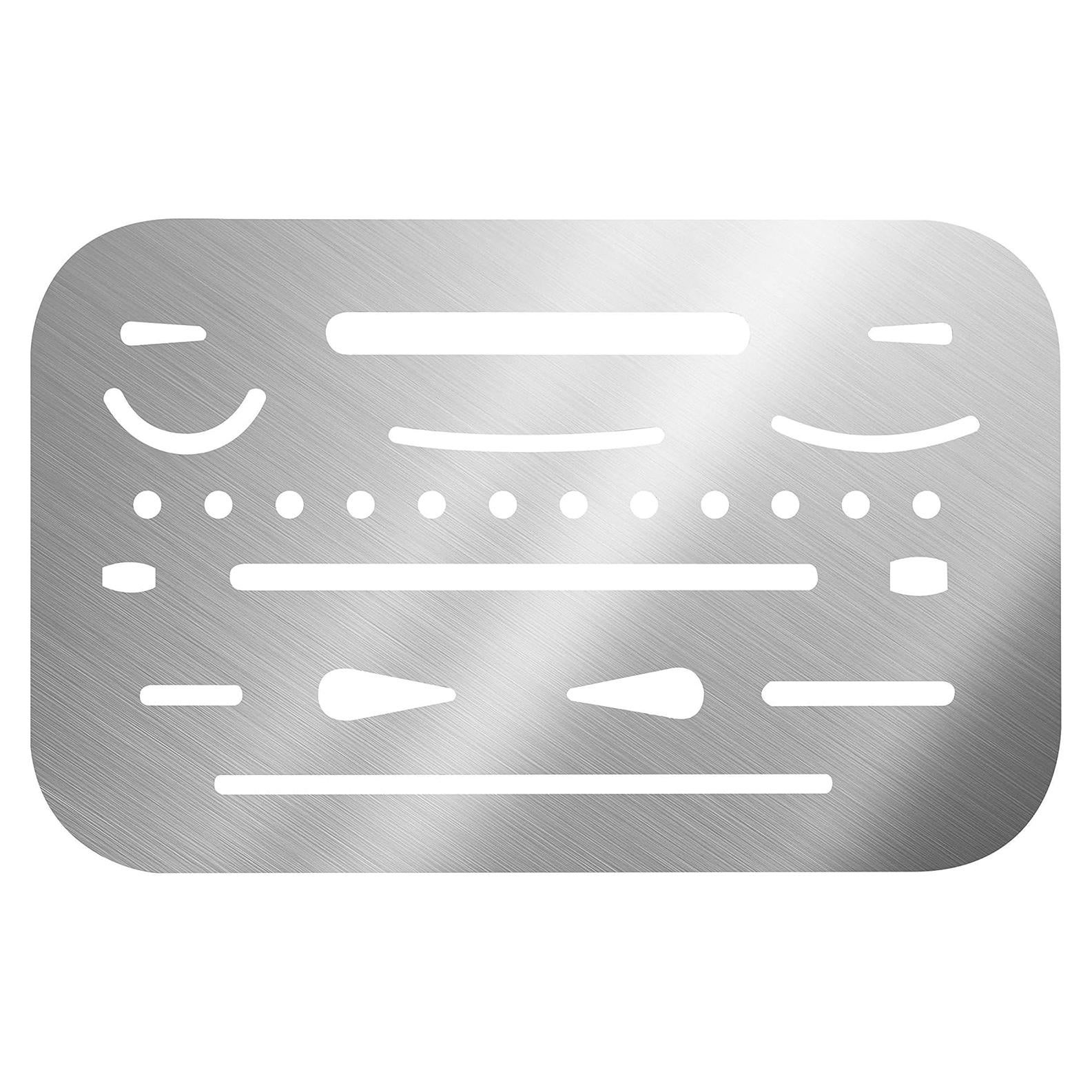 Escudo de Borrado Alvin 3298 Acero Inoxidable 0.127 mm