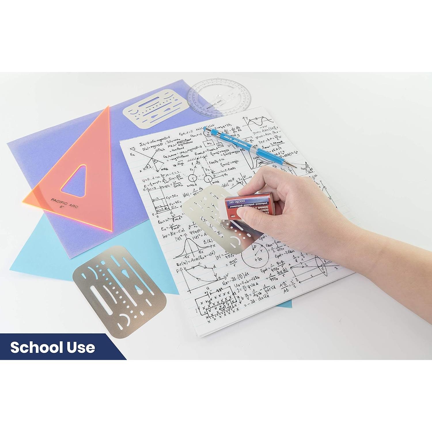 Escudo de Borrado Profesional Pacific Arc de Acero Inoxidable 26 Aberturas