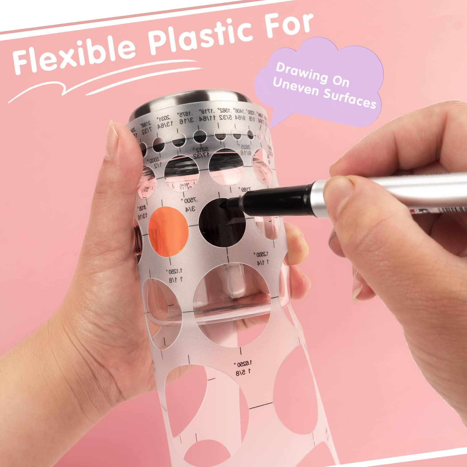 Plantilla de Círculo Tamaki - Paquete de 3, Dibujo Escolar y Profesional