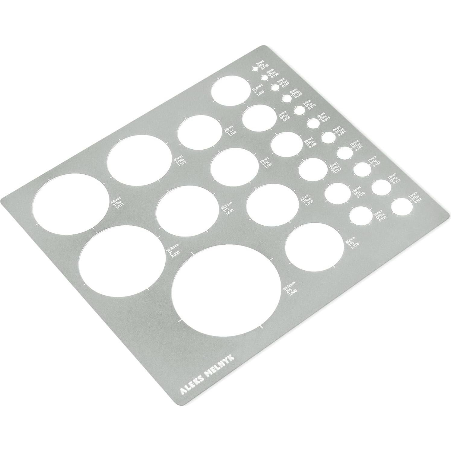 Plantilla de Círculo Metálico Aleks Melnyk No.200 37 Círculos