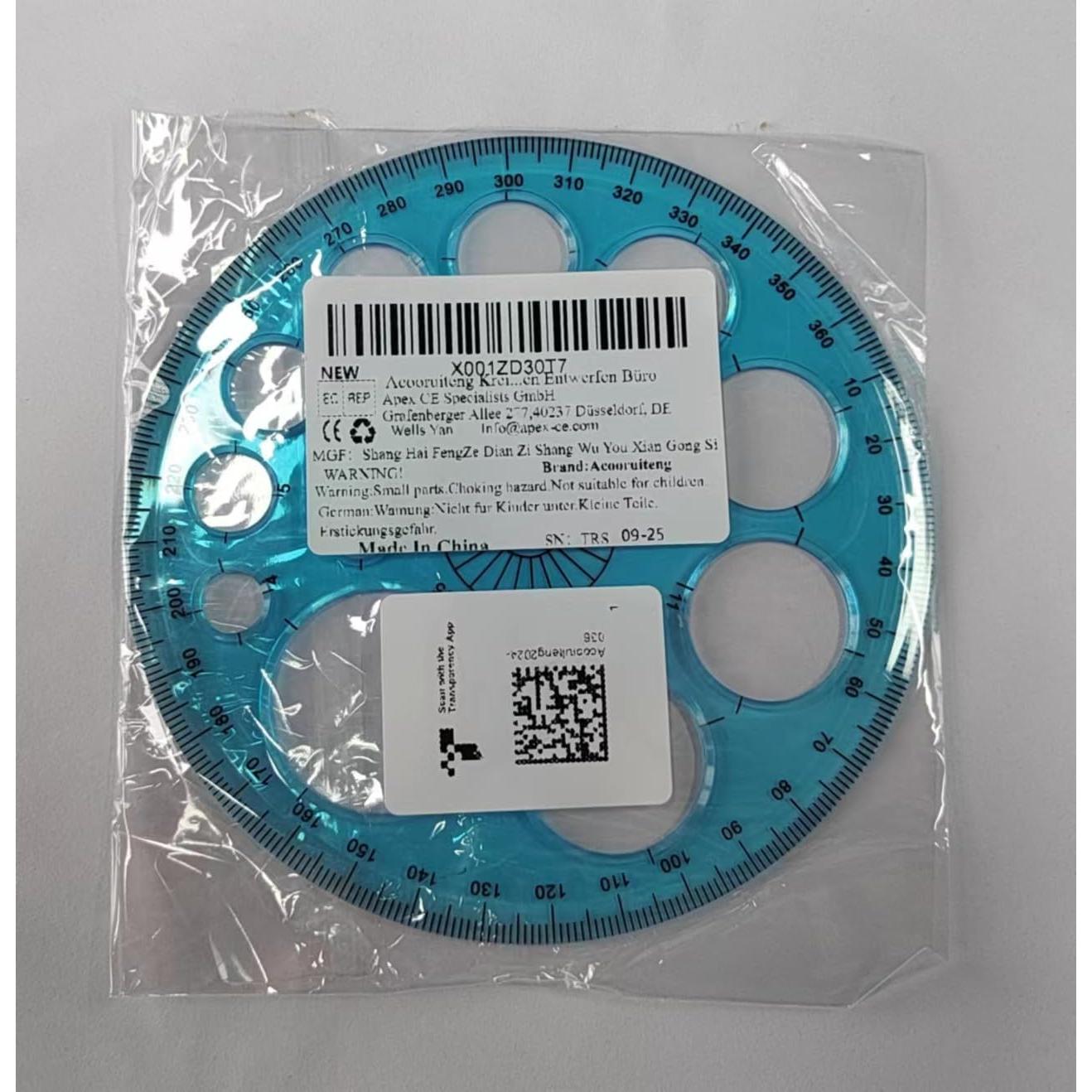 Plantilla de Círculo Acooruiteng 11.5 cm Multifuncional