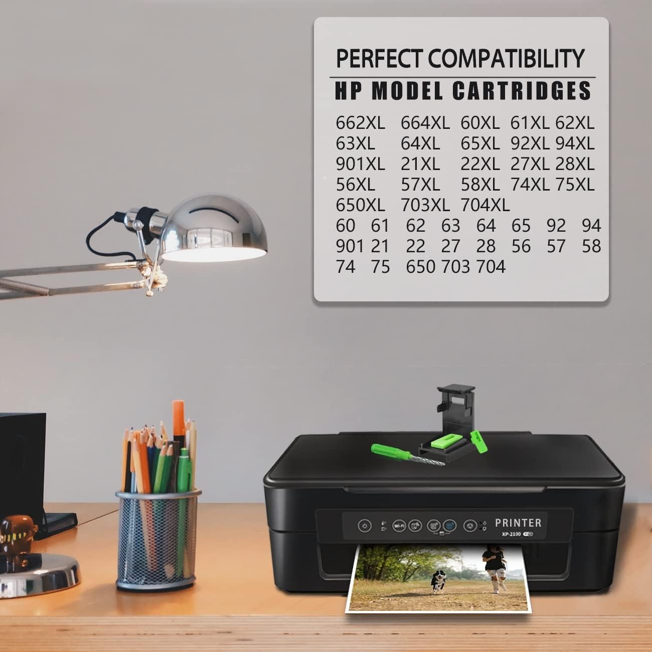 Kit de Herramientas de Recarga de Tinta KSI 5 en 1 para HP