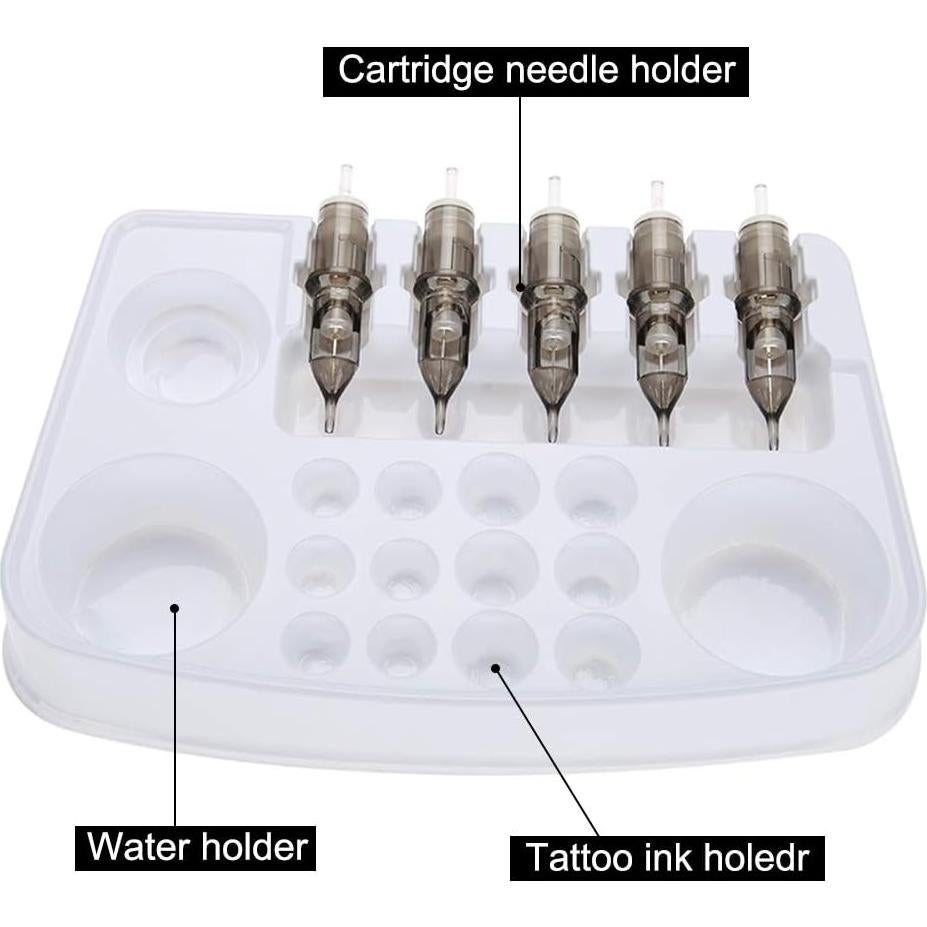 Bandejas desechables para cartuchos Semme - 12 Pcs - Plástico