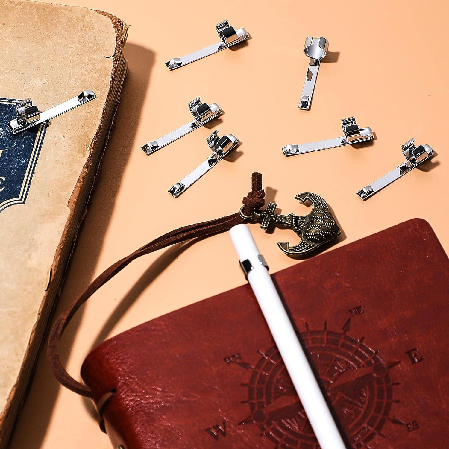 Clips de Metal Zonon para Lápiz y Bolígrafo - 20 Piezas