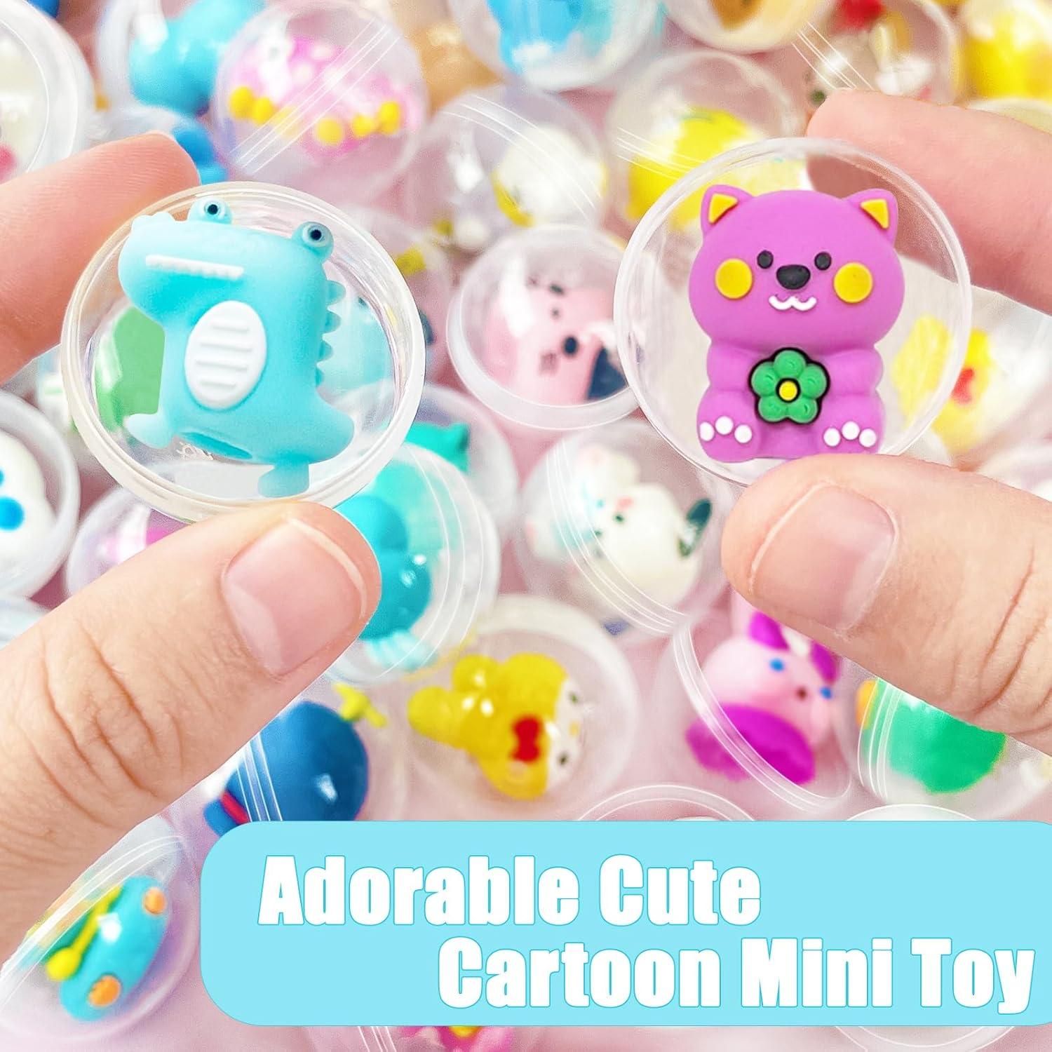 100 Mini Toppers de Lápiz Kawaii con Juguetes - Regalos Escolares