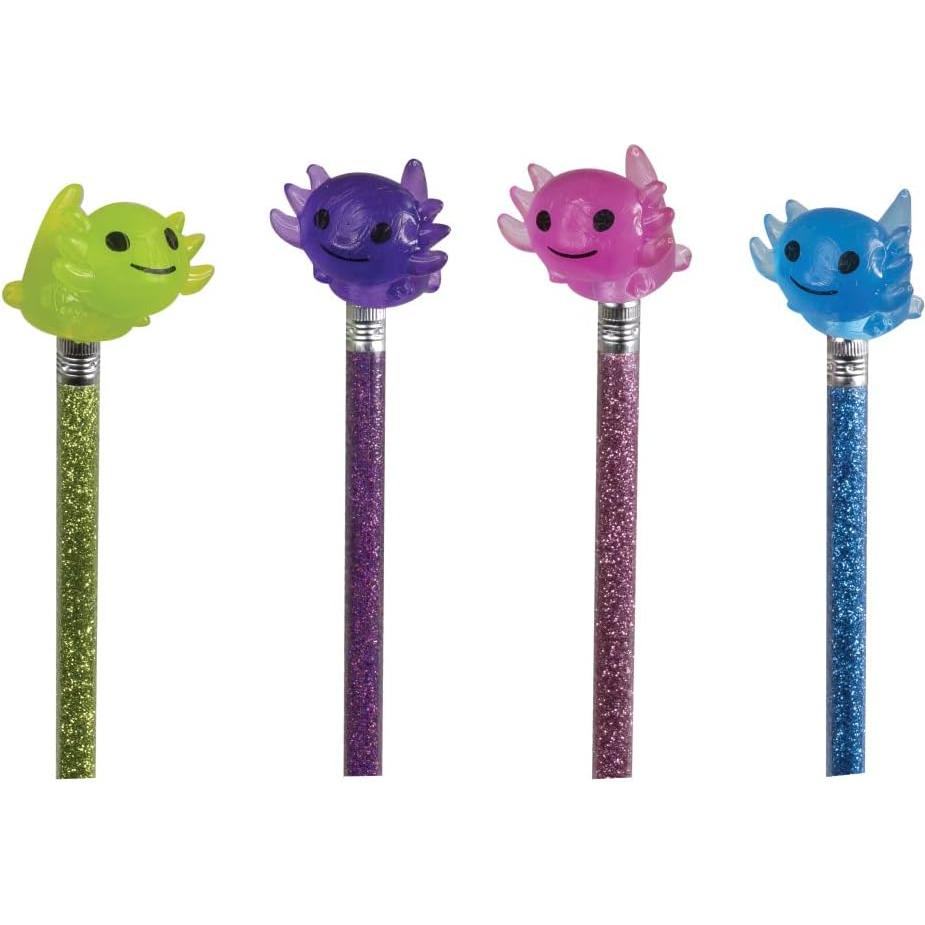 Borradores de lápiz con tapa Axolote Geddes - Paquete 24