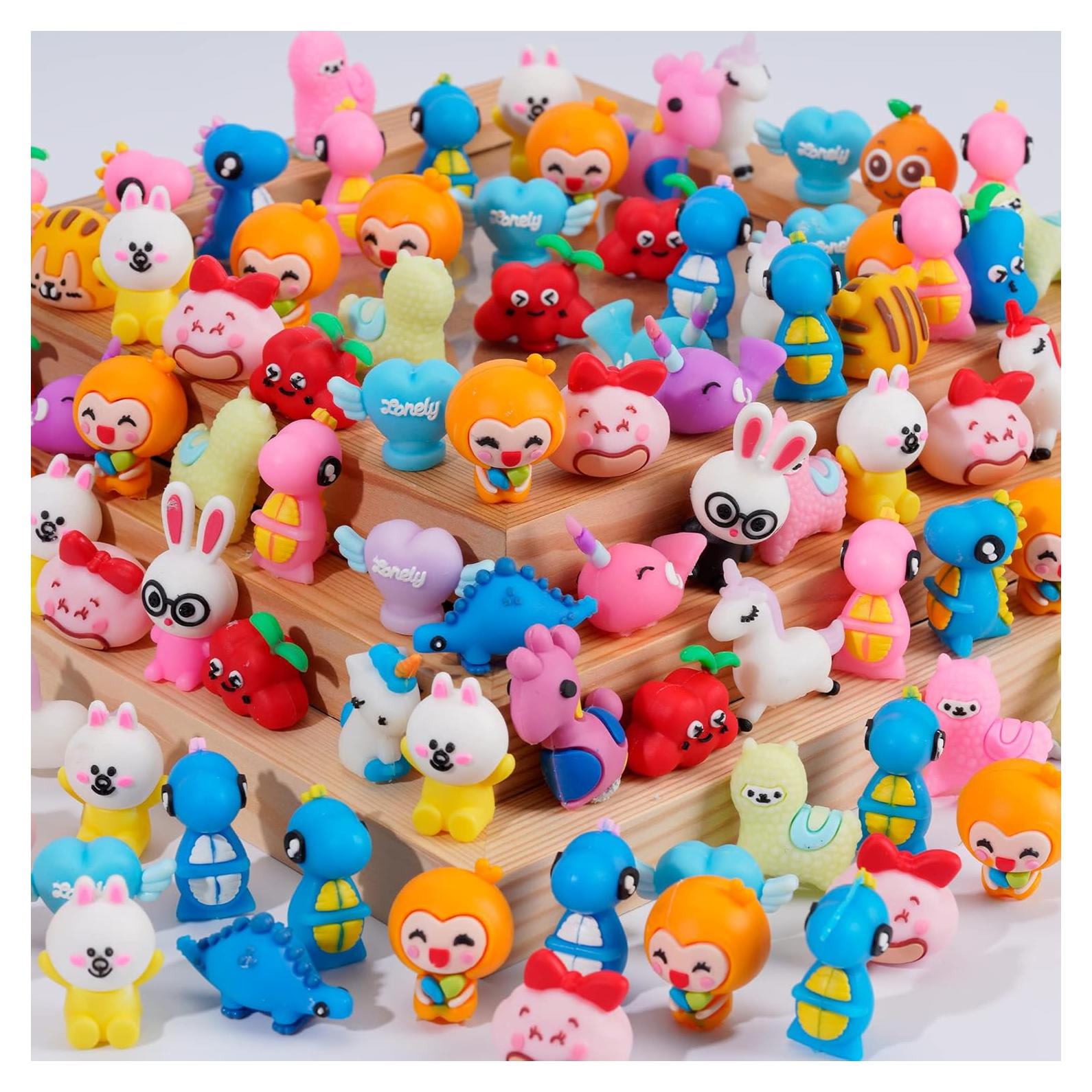 100 Adornos de Lápiz de Silicona Kolewo4ever - Dinosaurios y Unicornio