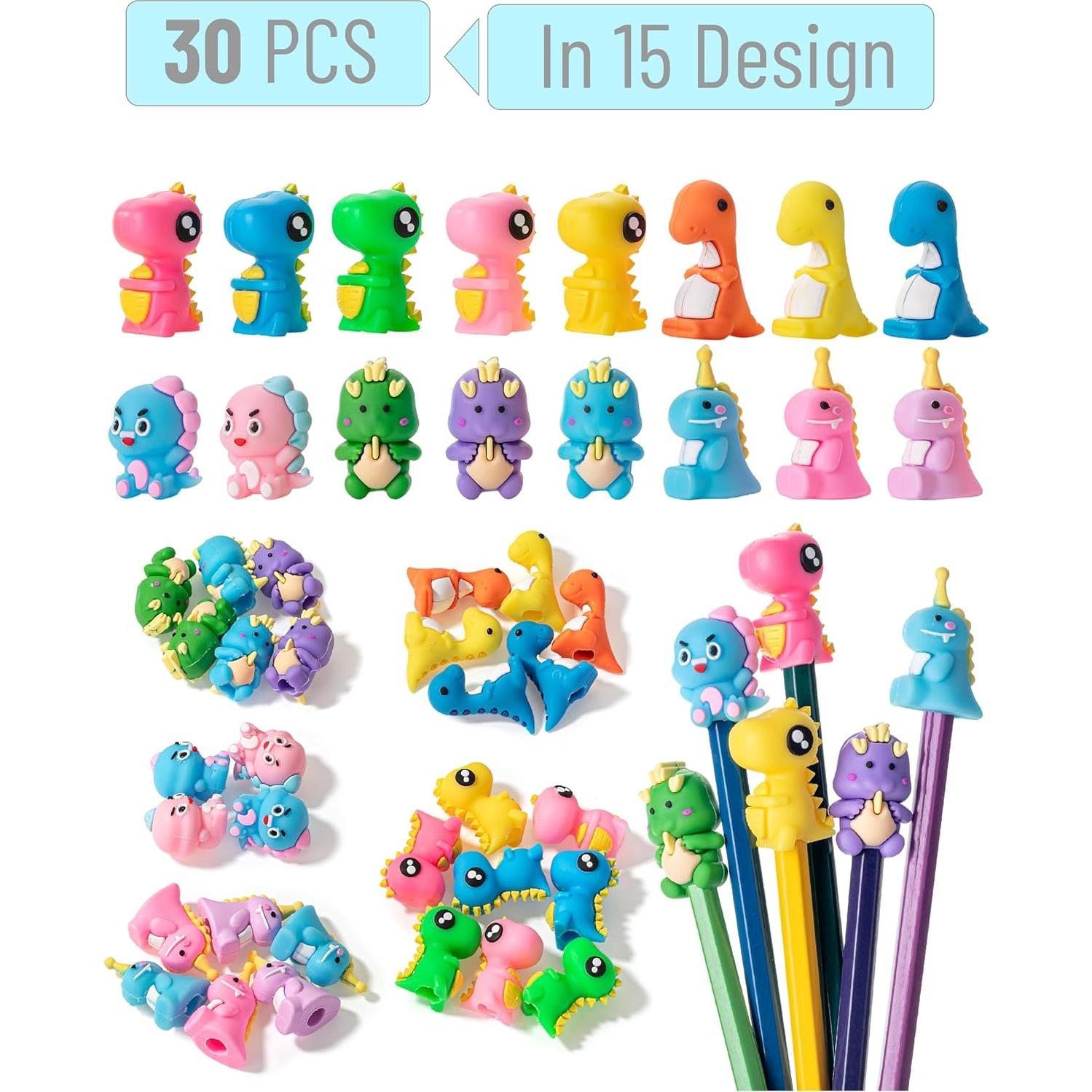 Adornos de Lápiz Dinosaurios Mr. Pen - Set de 30 Piezas