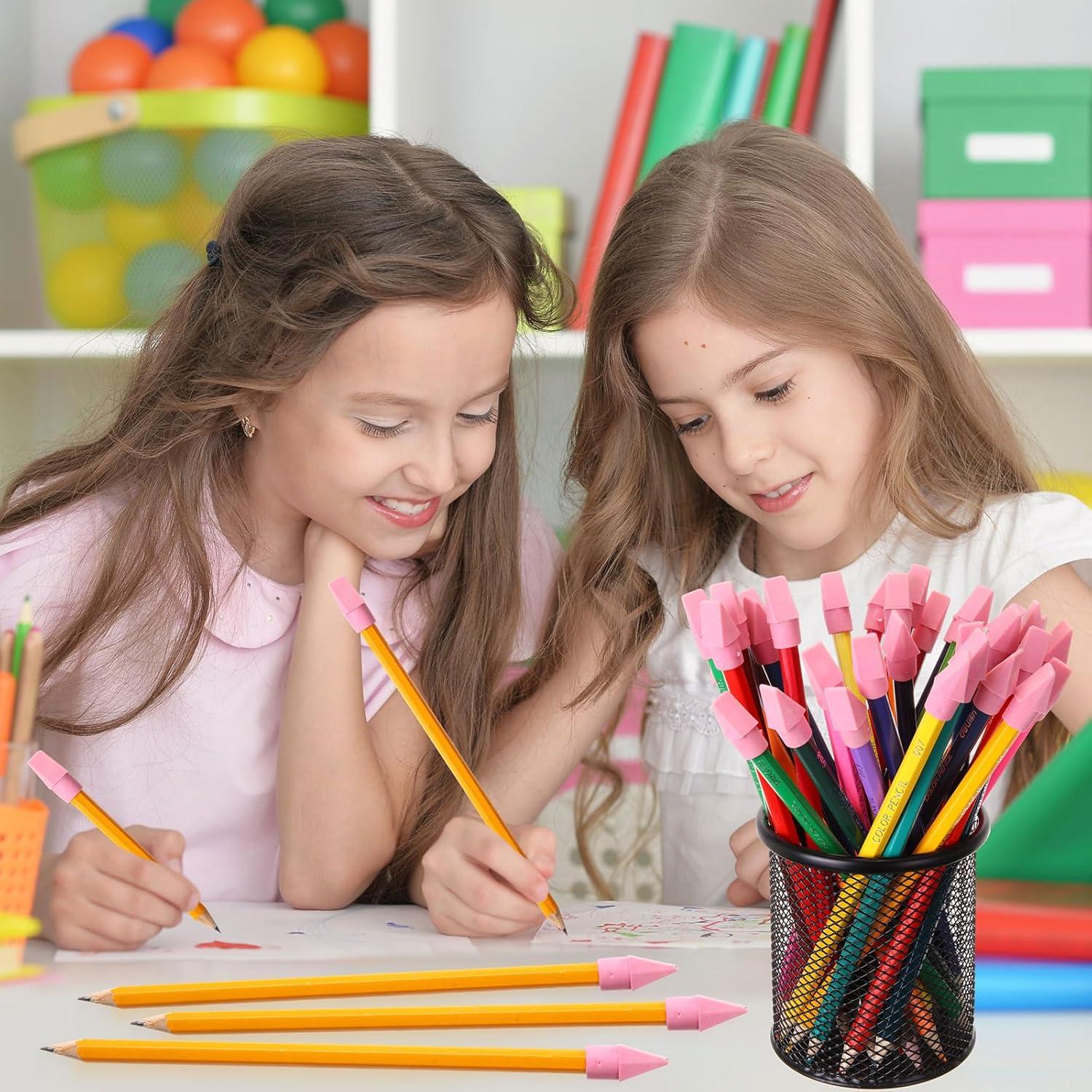 Borradores de Goma Crtiin 1000 Pcs Rosa para Lápices