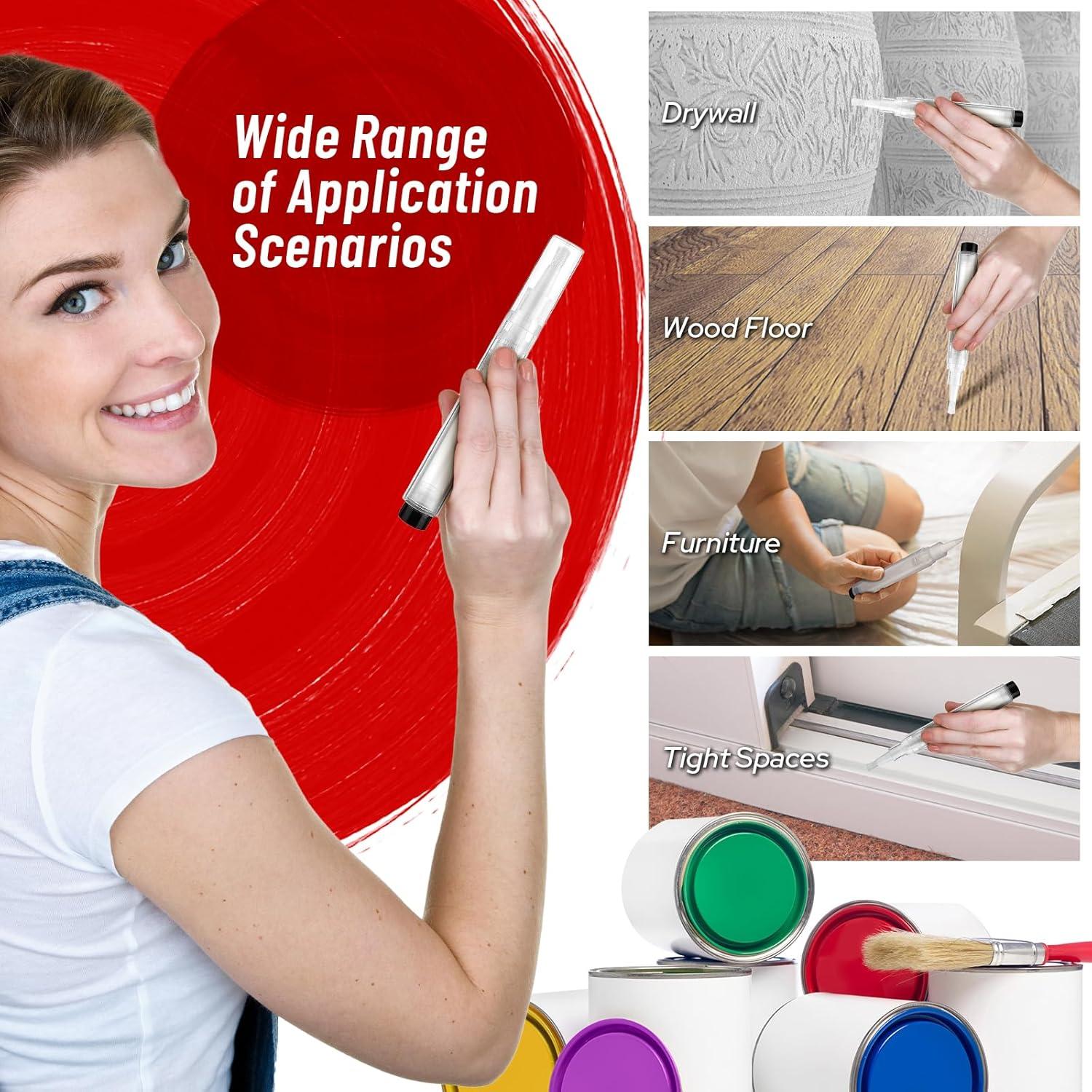 Bolígrafo de Pintura Rellenable KEPTFIT 3 Pcs Blanco 0.3mm