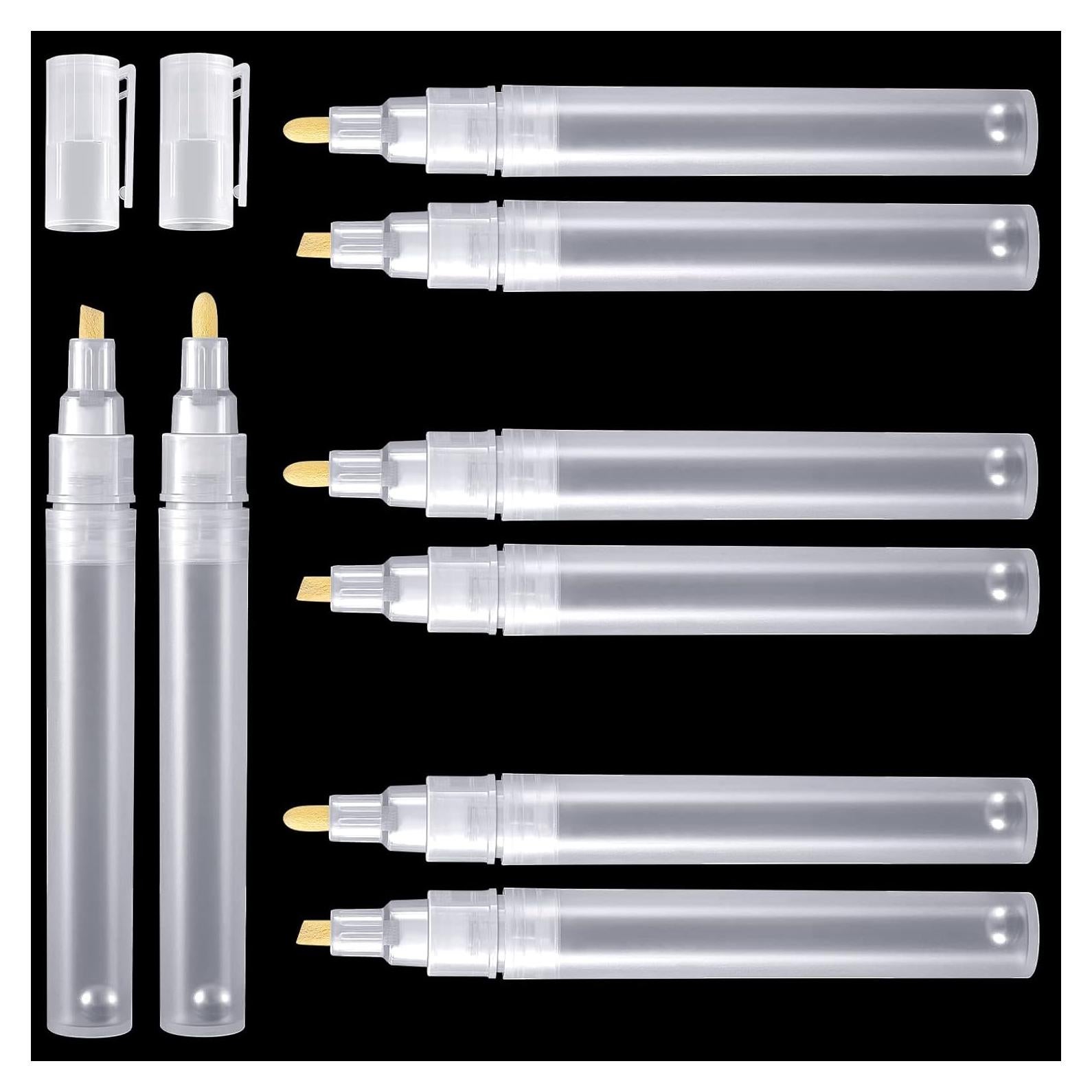 Juego de 6 bolígrafos de pintura rellenables Sepamoon 3-6 mm