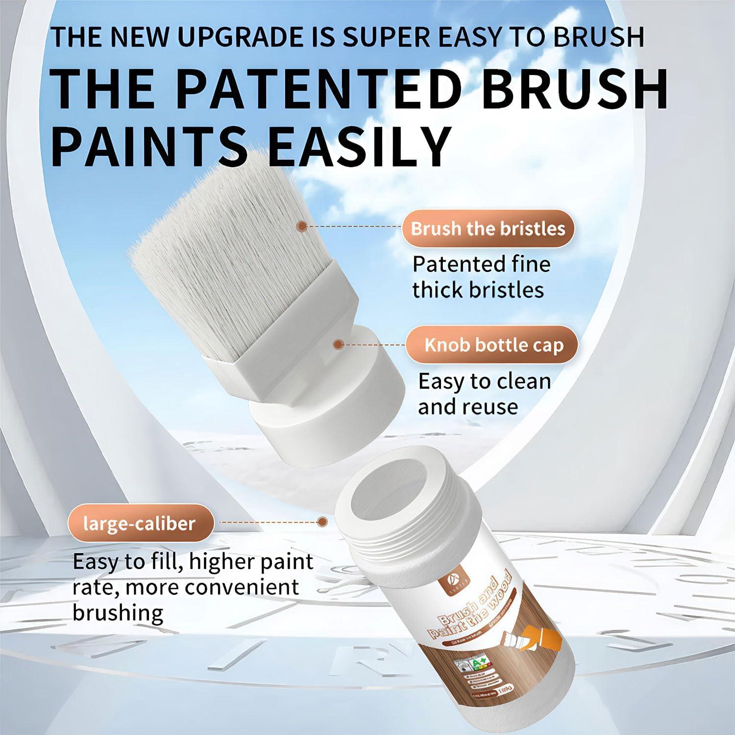 Pintura para Madera Anirun 180 ml Blanca con Pincel