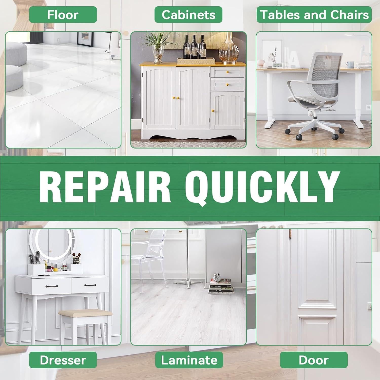 Pintura para Reparación de Madera Balldanlu 30ml Blanca